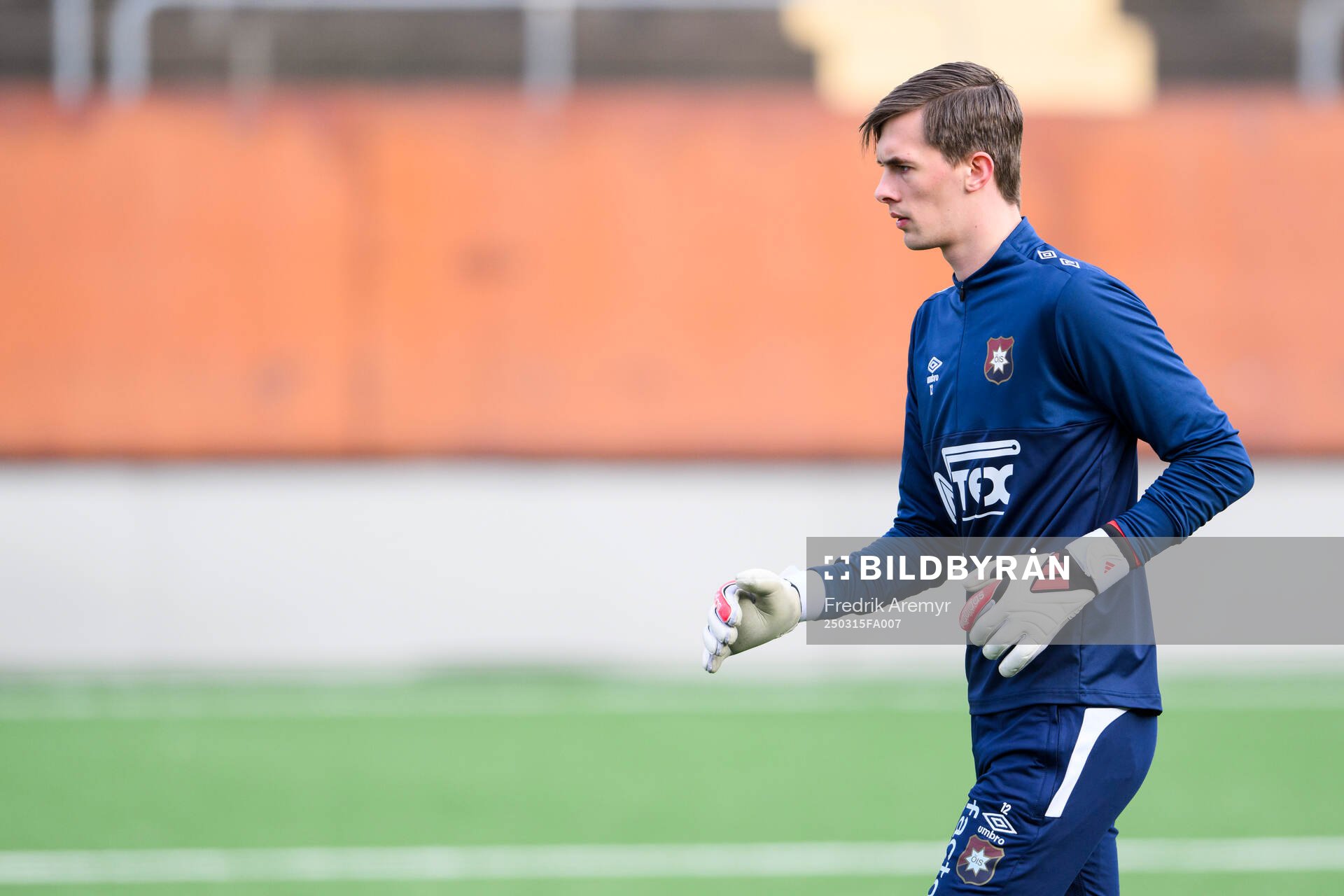Örgrytes målvakt Lucas Samuelsson