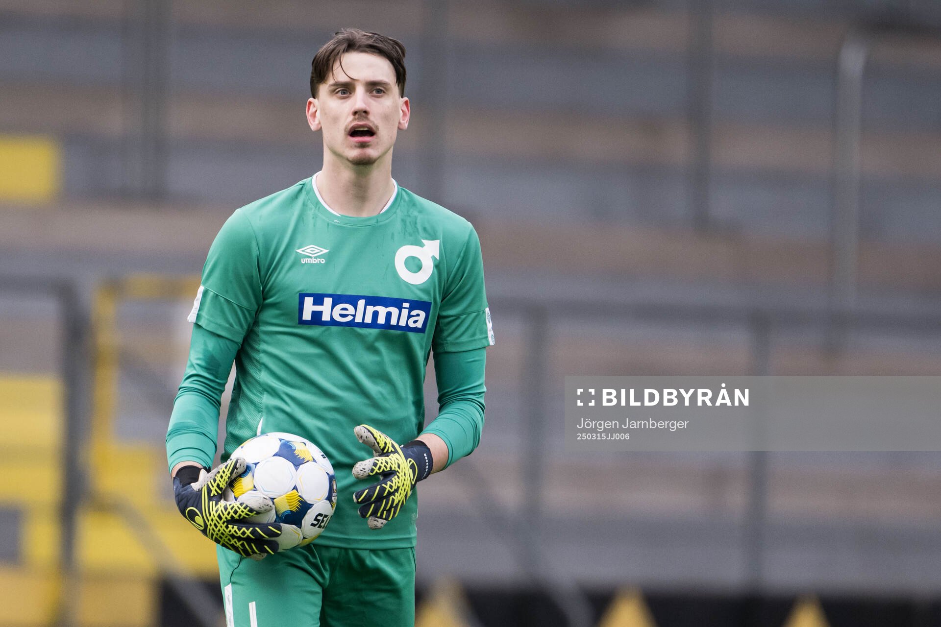 Degerfors målvakt Wille Jakobsson