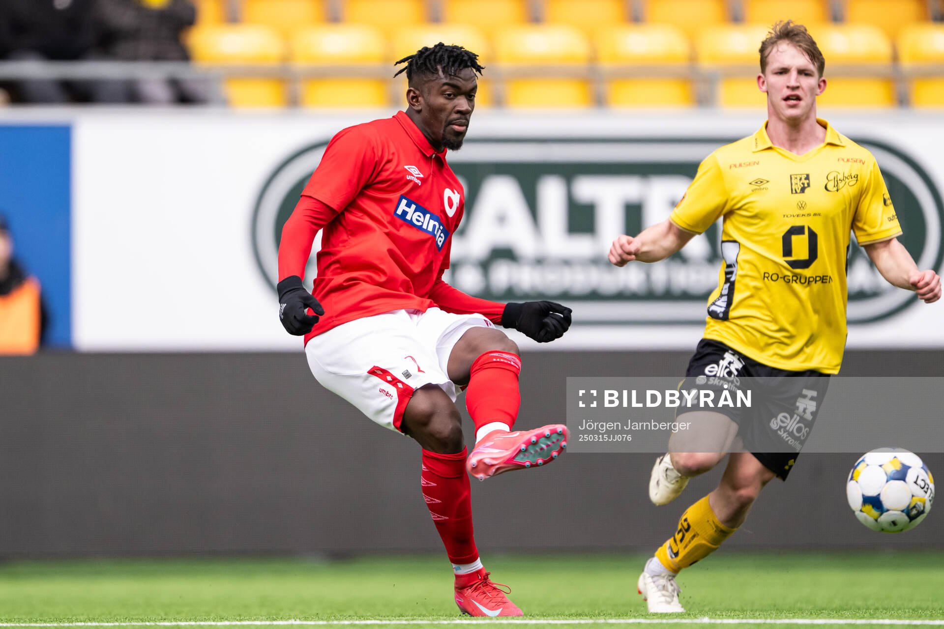 Degerfors Mamadouba Diaby och Elfsborgs Arvid Södeliden