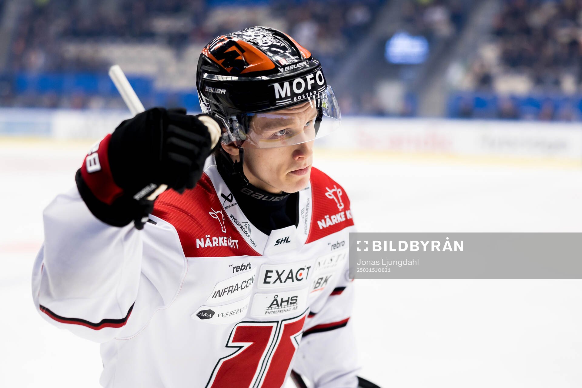 Örebros Patrik Puistola jublar