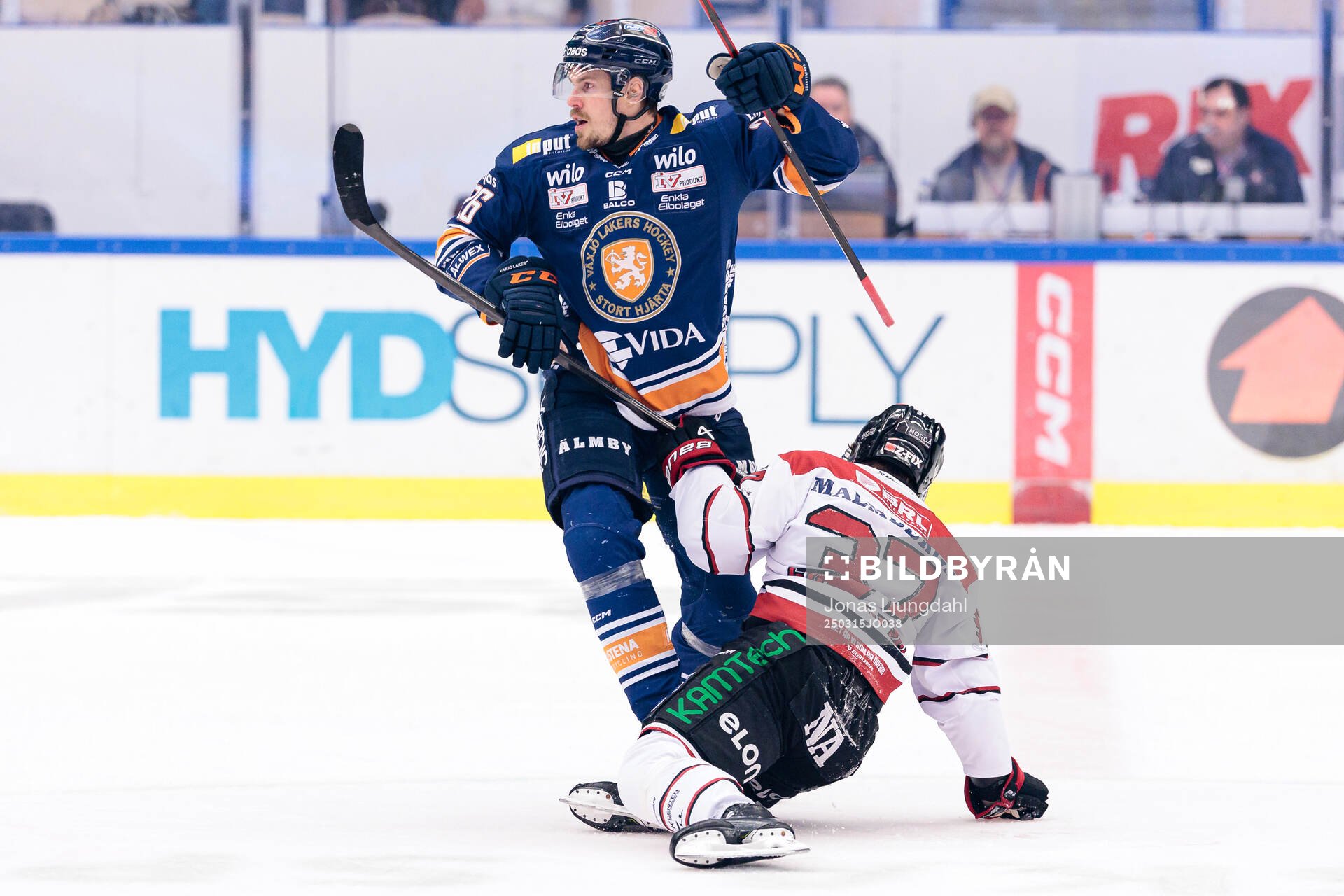 Växjös Emil Larsson och Örebros Glenn Gustafsson