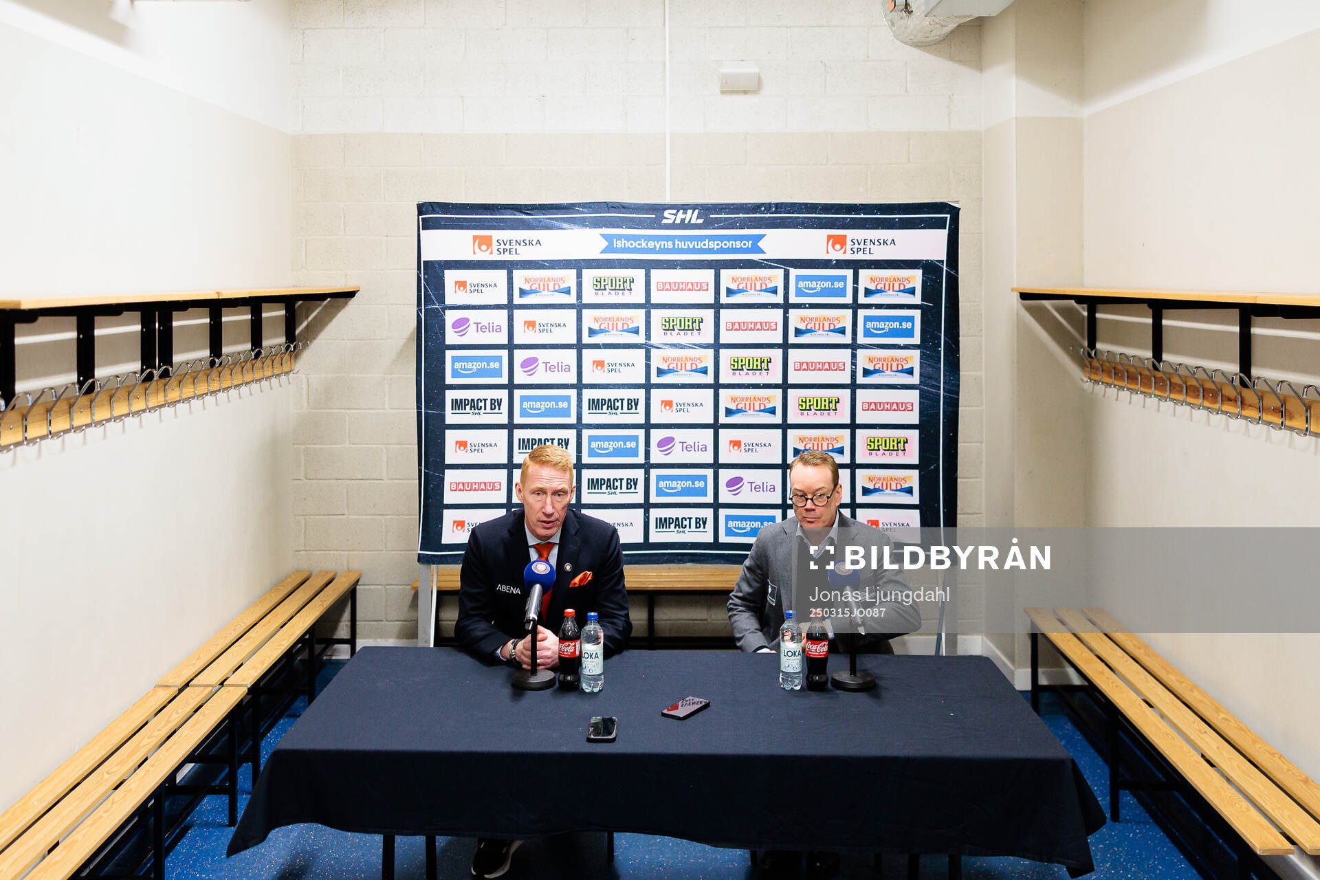 Växjös tränare Jörgen Jönsson och Örebros tränare
