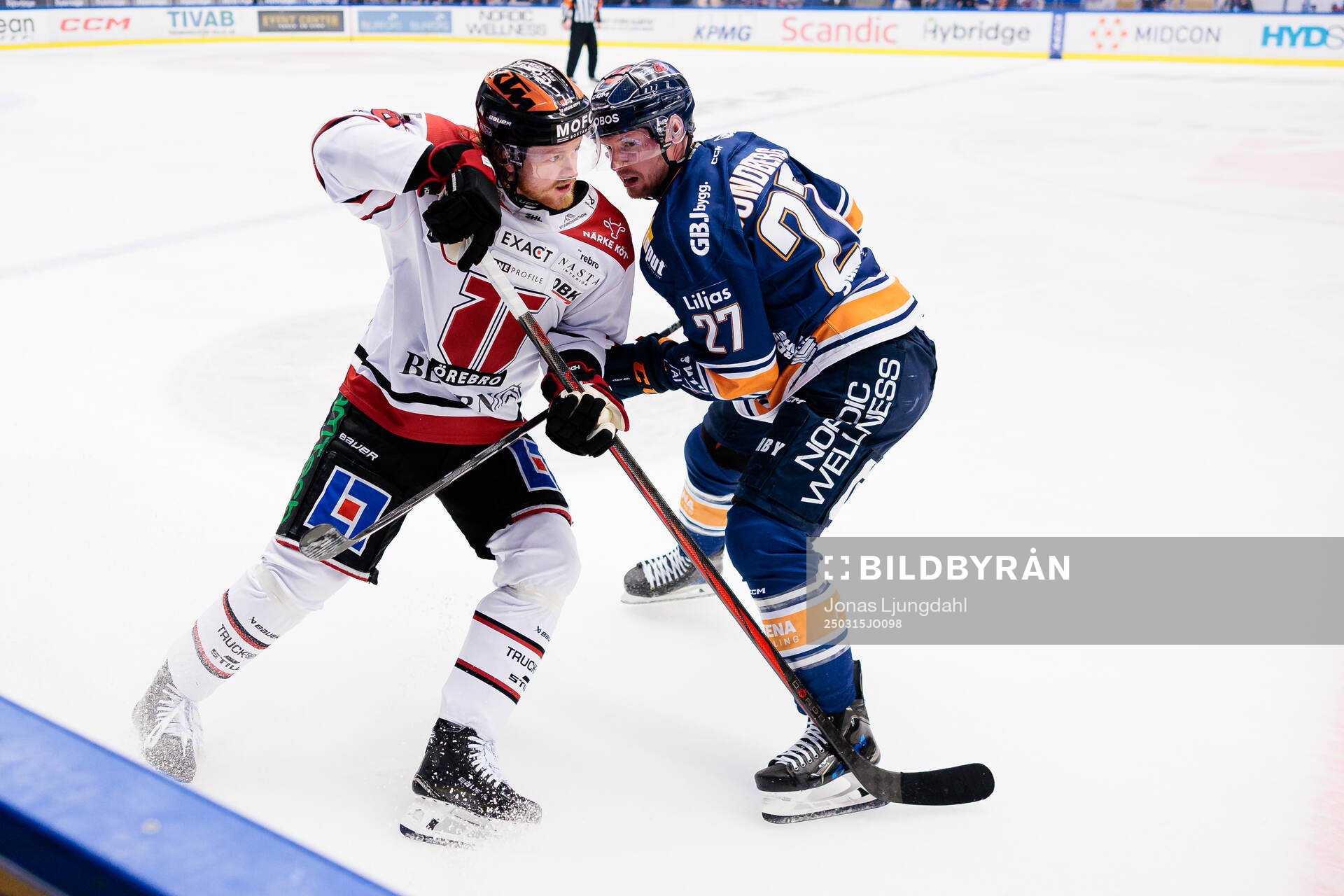 Örebros Linus Arnesson och Växjös Martin Lundberg