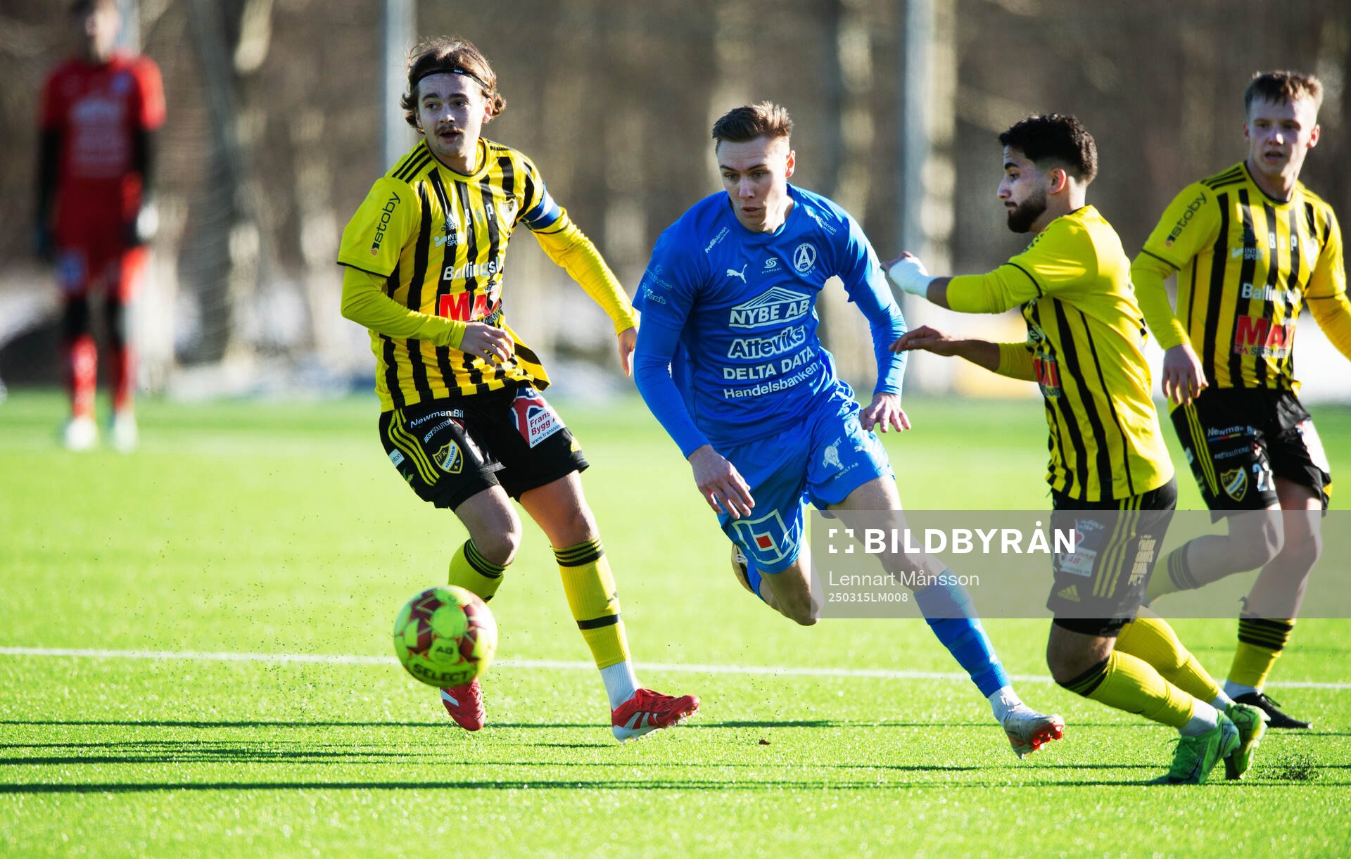 i träningsmatchen mellan IFK Hässleholm och Älmhults IF