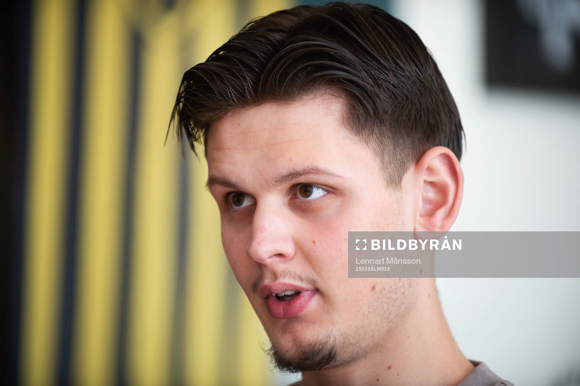 IFK Hässleholms Viktor Ahlgren i Hässleholm 15 mars 2025