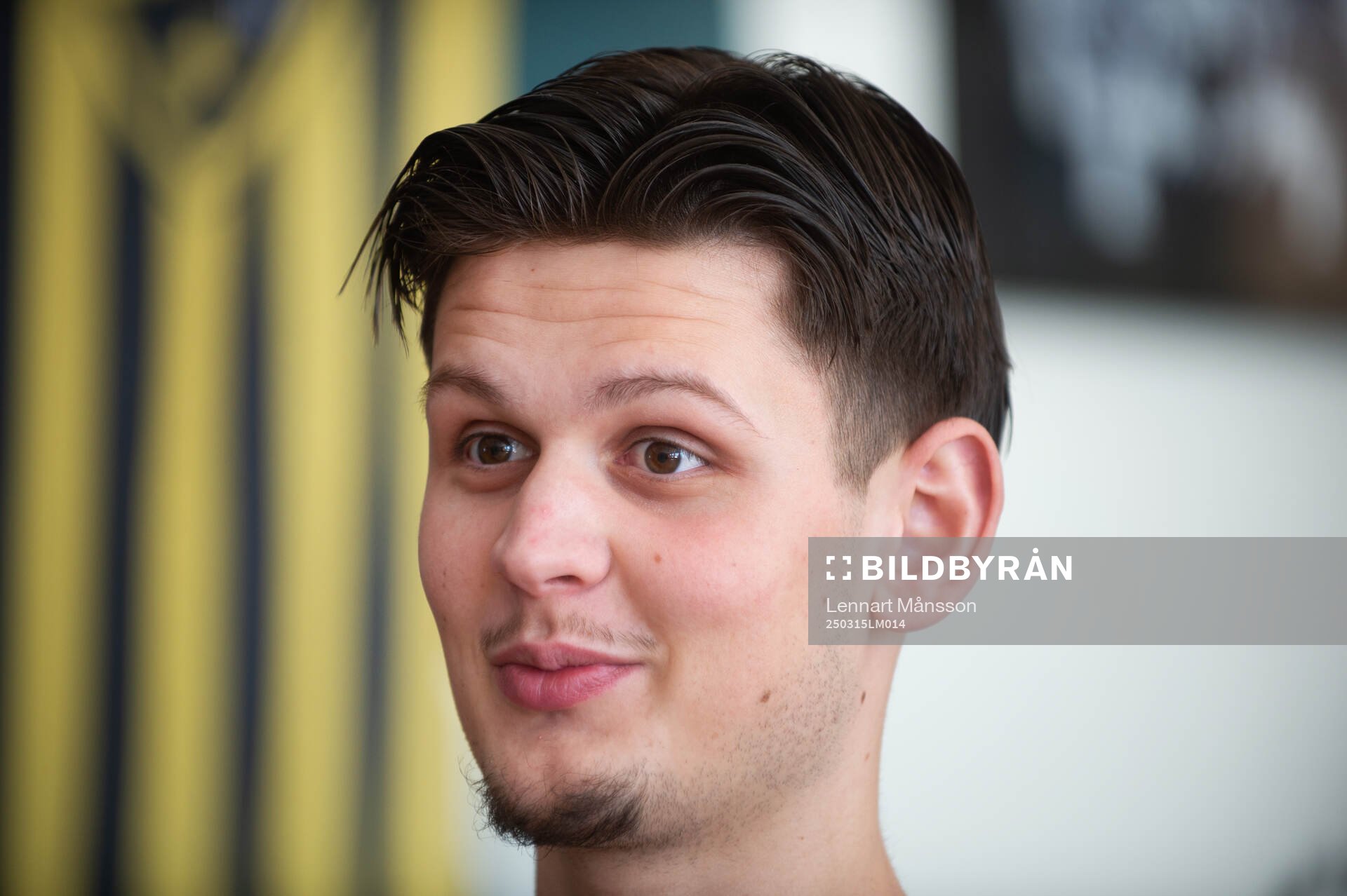 IFK Hässleholms Viktor Ahlgren i Hässleholm 15 mars 2025