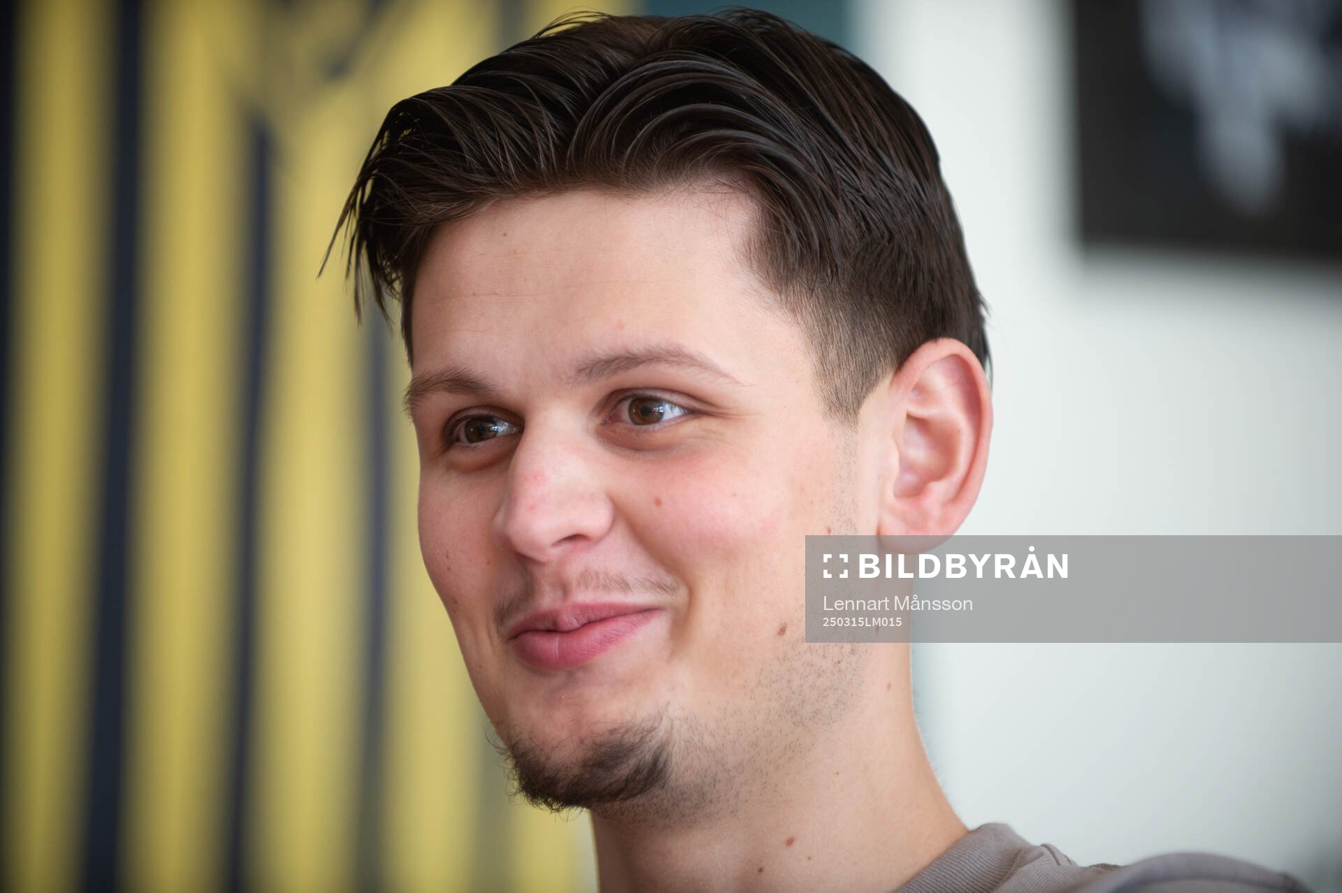 IFK Hässleholms Viktor Ahlgren i Hässleholm 15 mars 2025