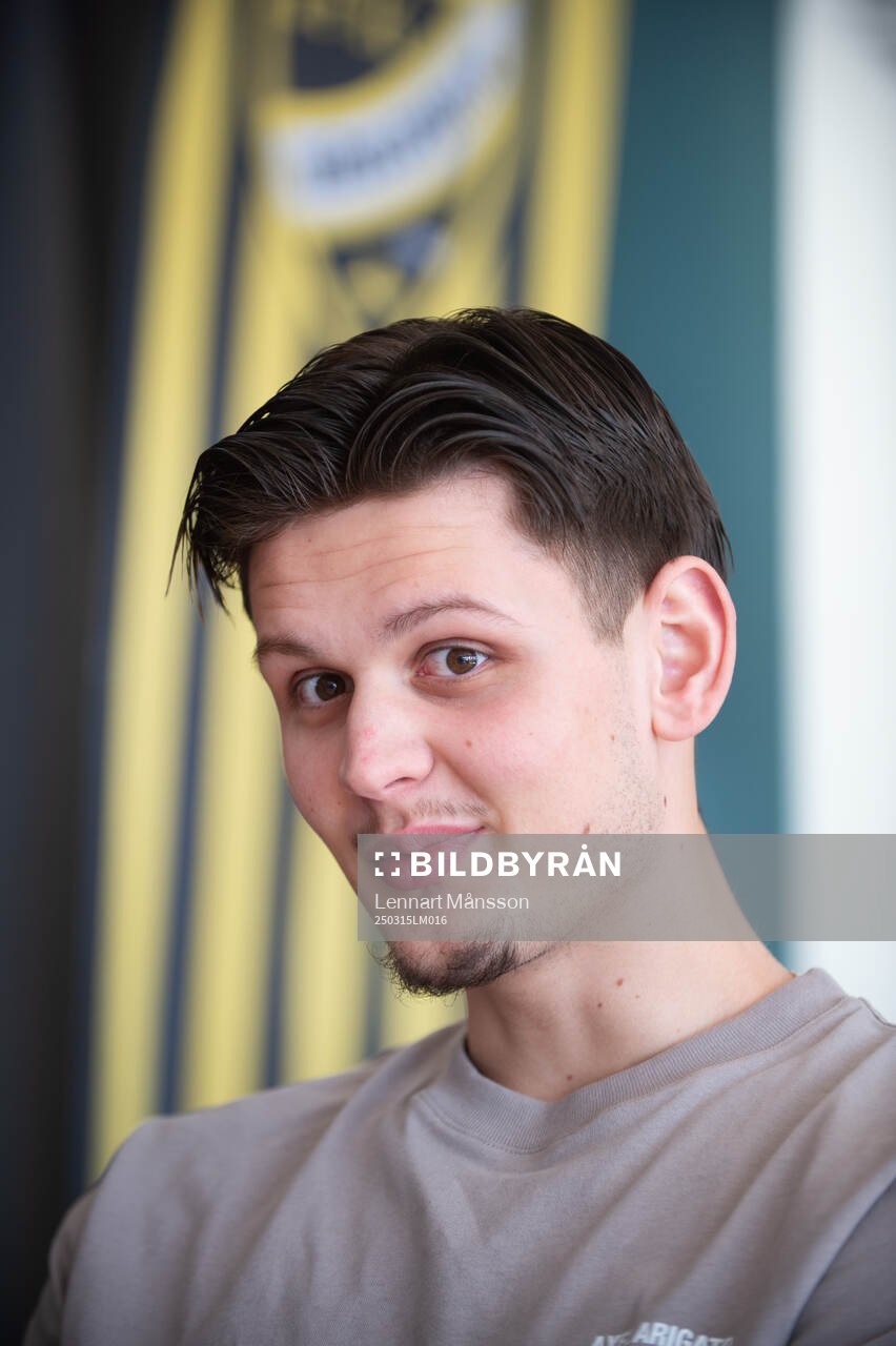 IFK Hässleholms Viktor Ahlgren i Hässleholm 15 mars 2025