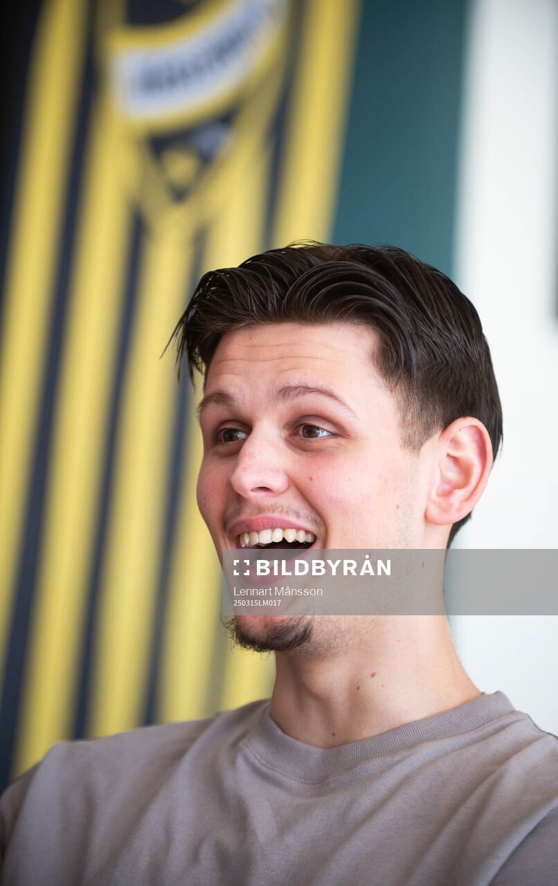 IFK Hässleholms Viktor Ahlgren i Hässleholm 15 mars 2025