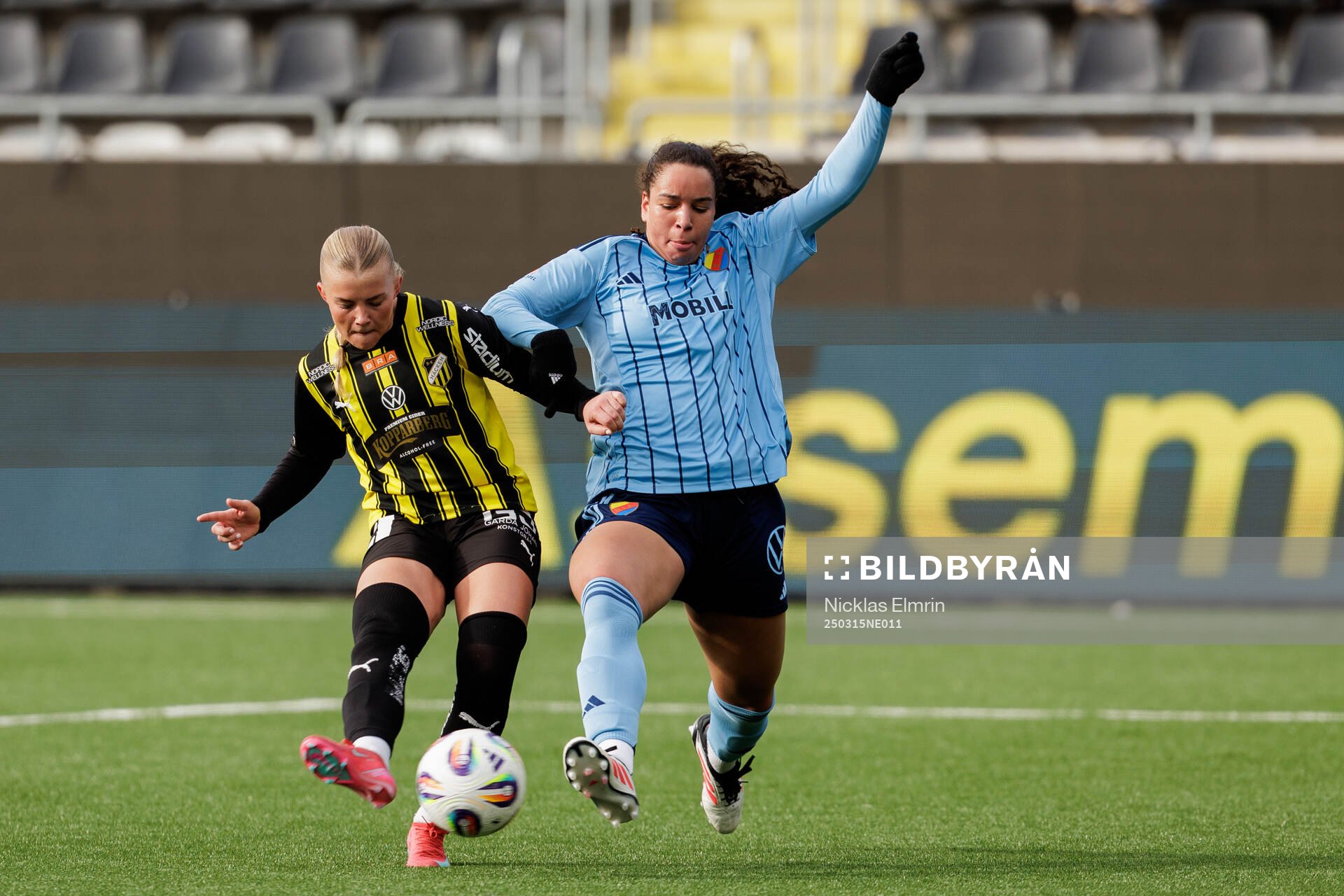 Häckens Matilda Nildén och Djurgårdens Camille Ashe