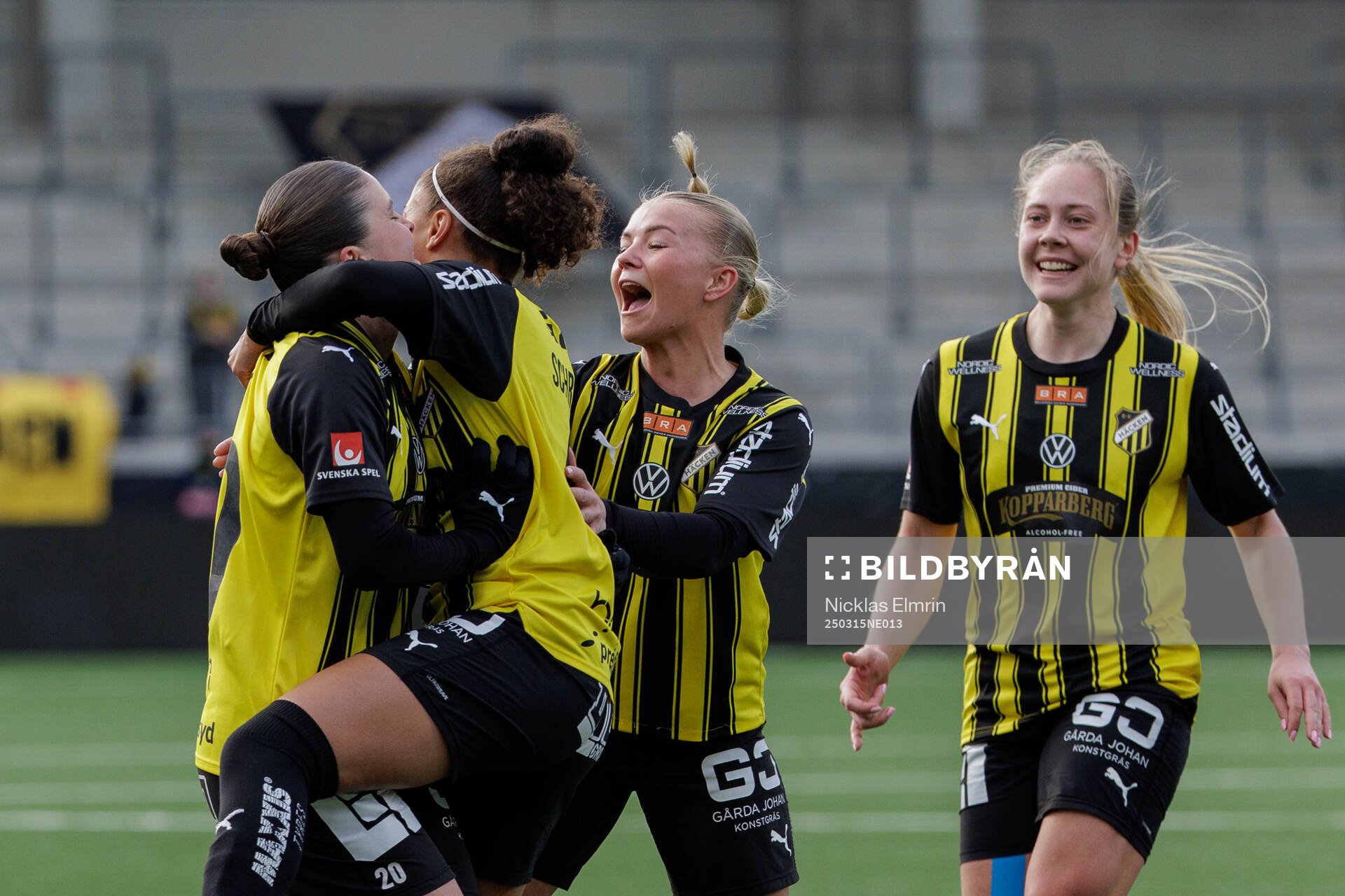 Häckens Hanna Wijk , Felicia Schröder, Matilda Nildén