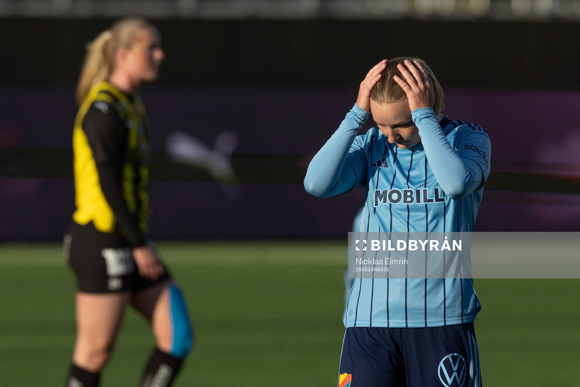 Djurgårdens Alexandra Jonasson deppar