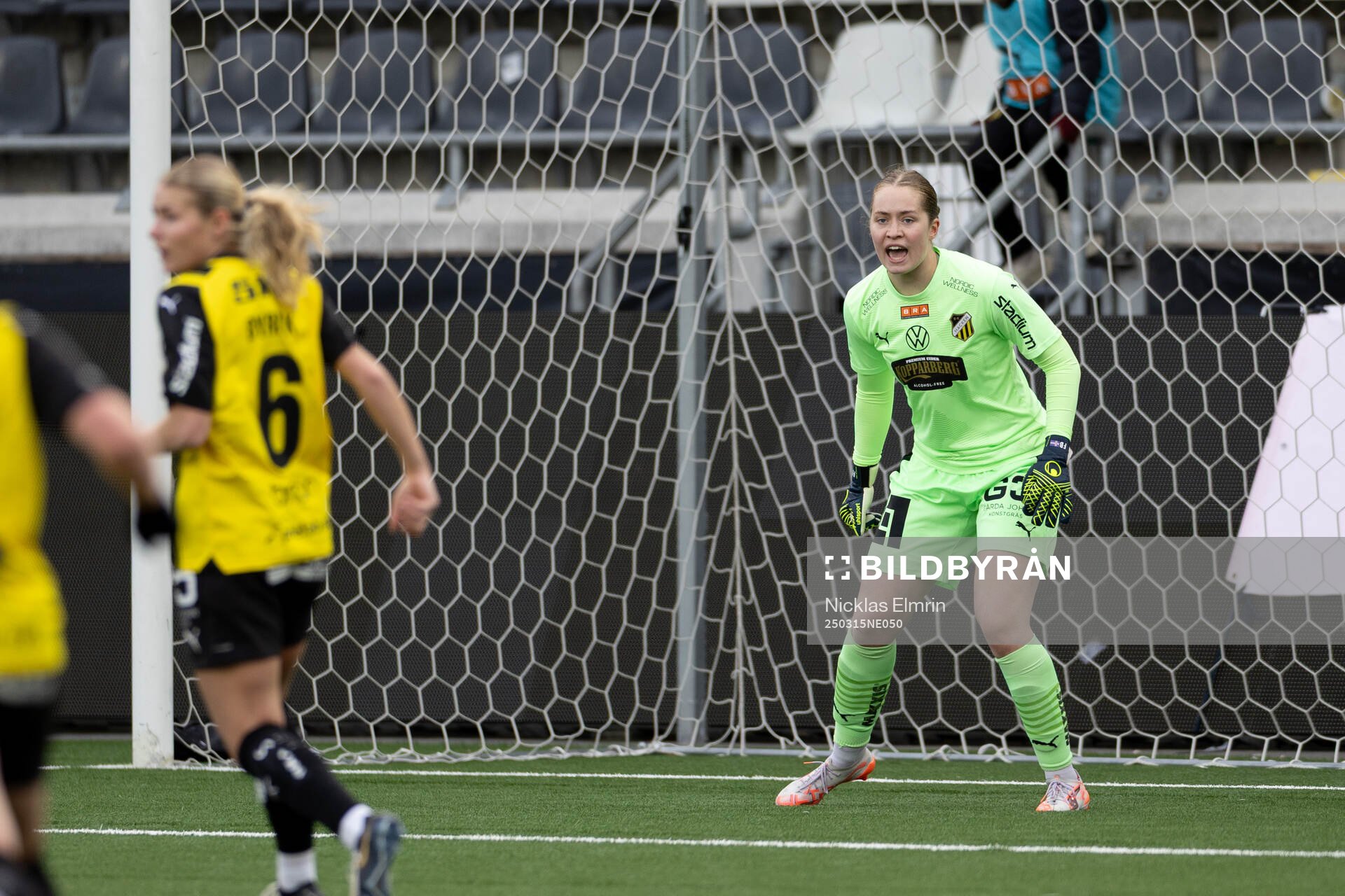 Häckens målvakt Fanney Birkisdottir