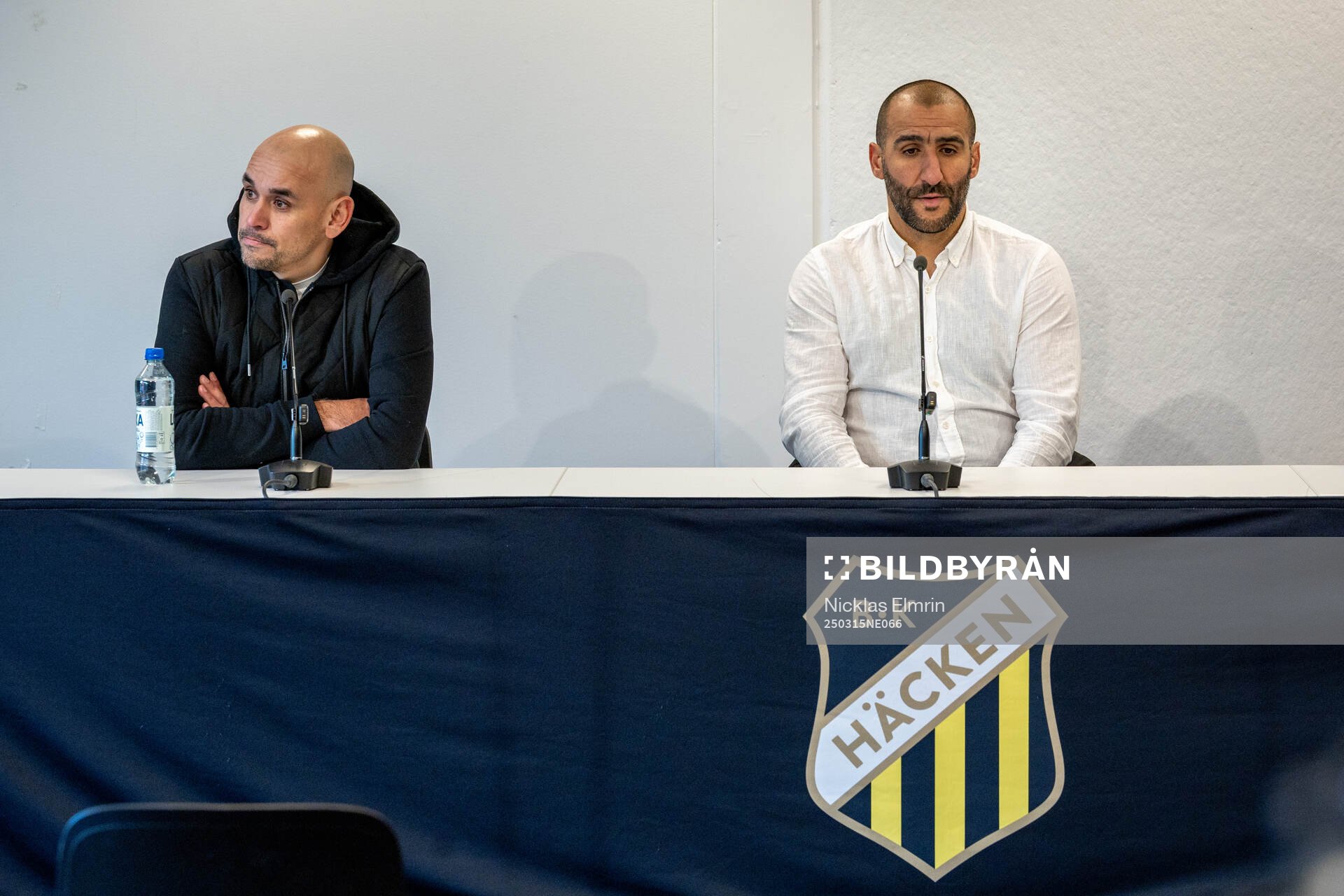 Djurgårdens tränare Marcelo Fernandez och Häckens