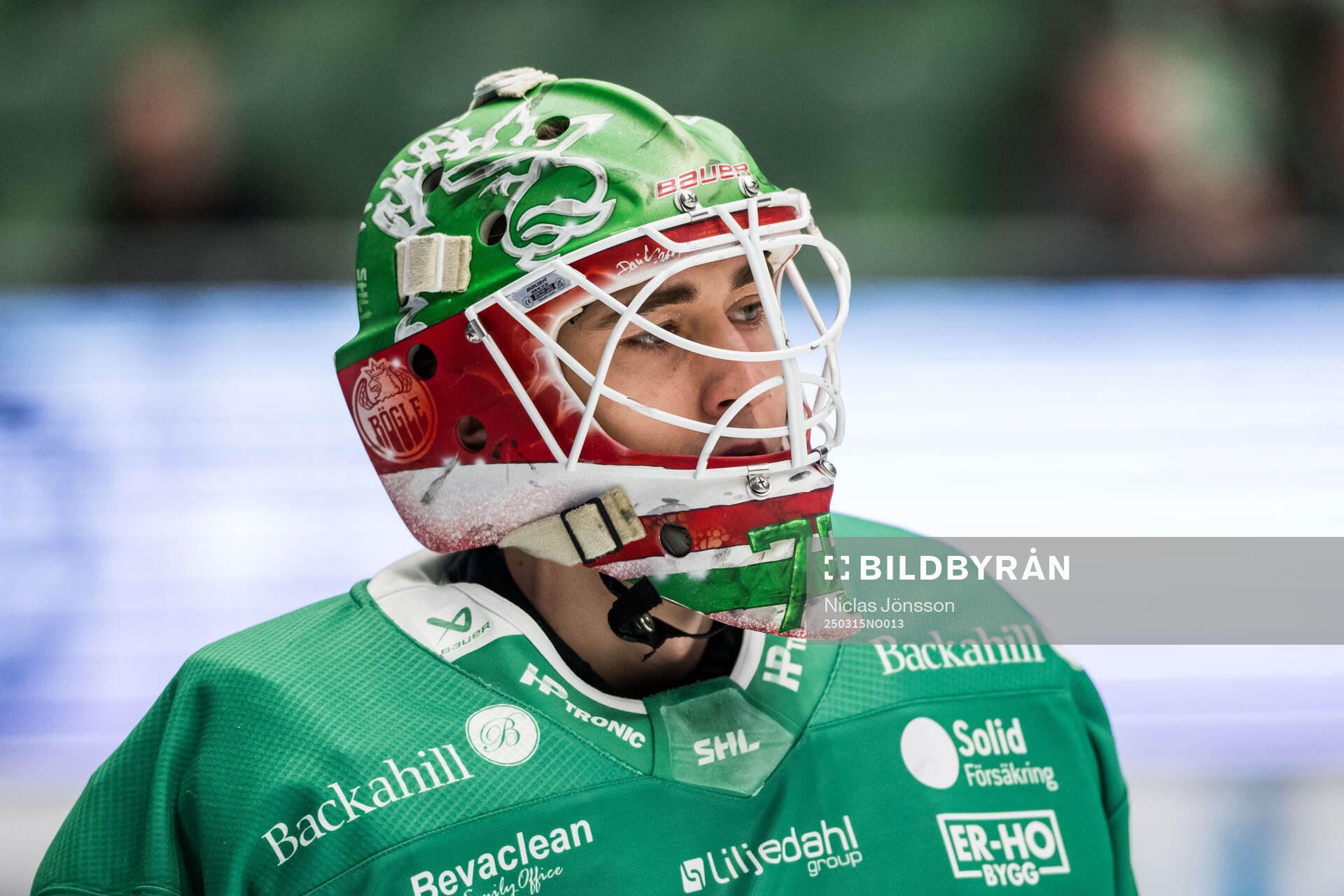 Rögles målvakt Arvid Holm