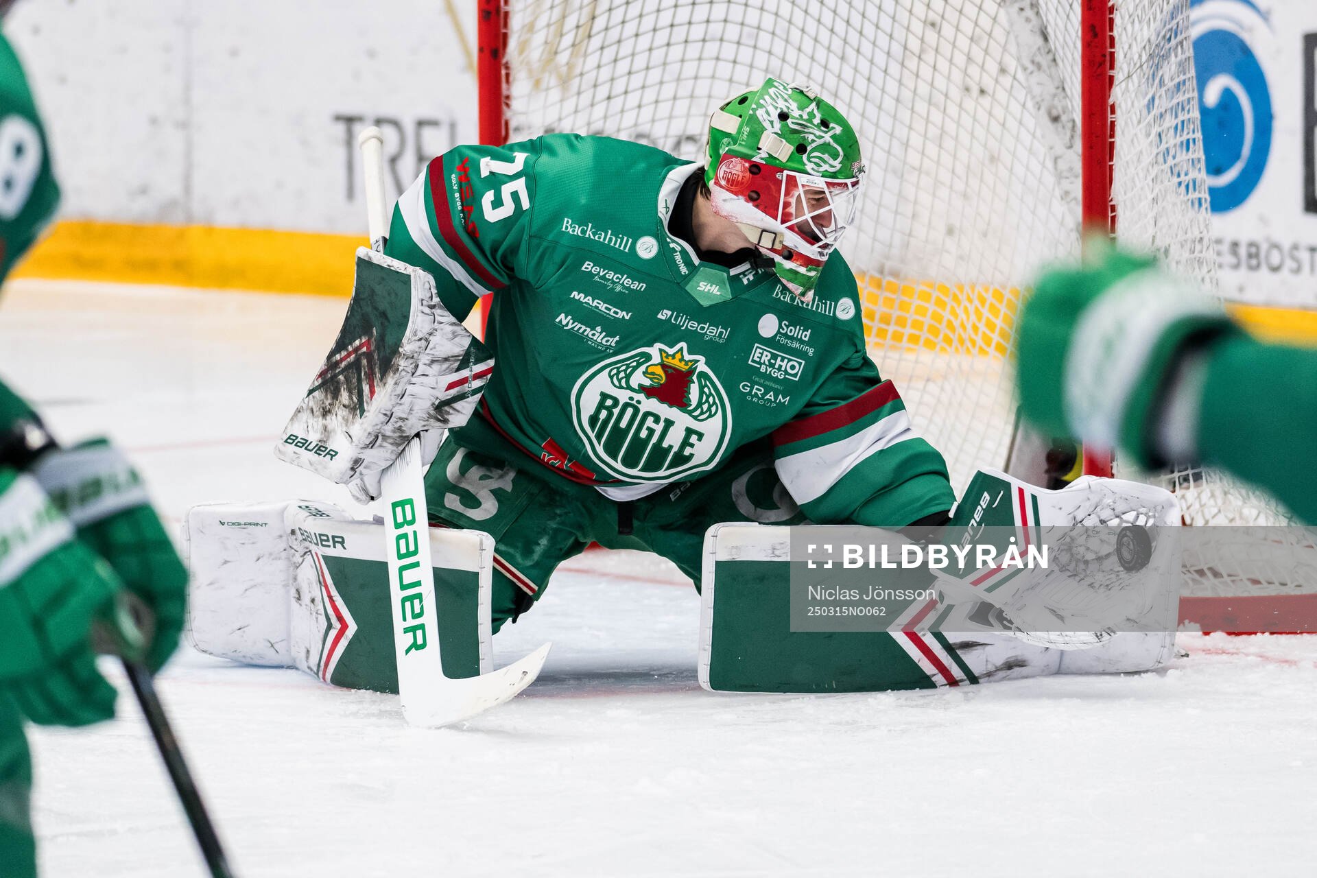 Rögles målvakt Arvid Holm