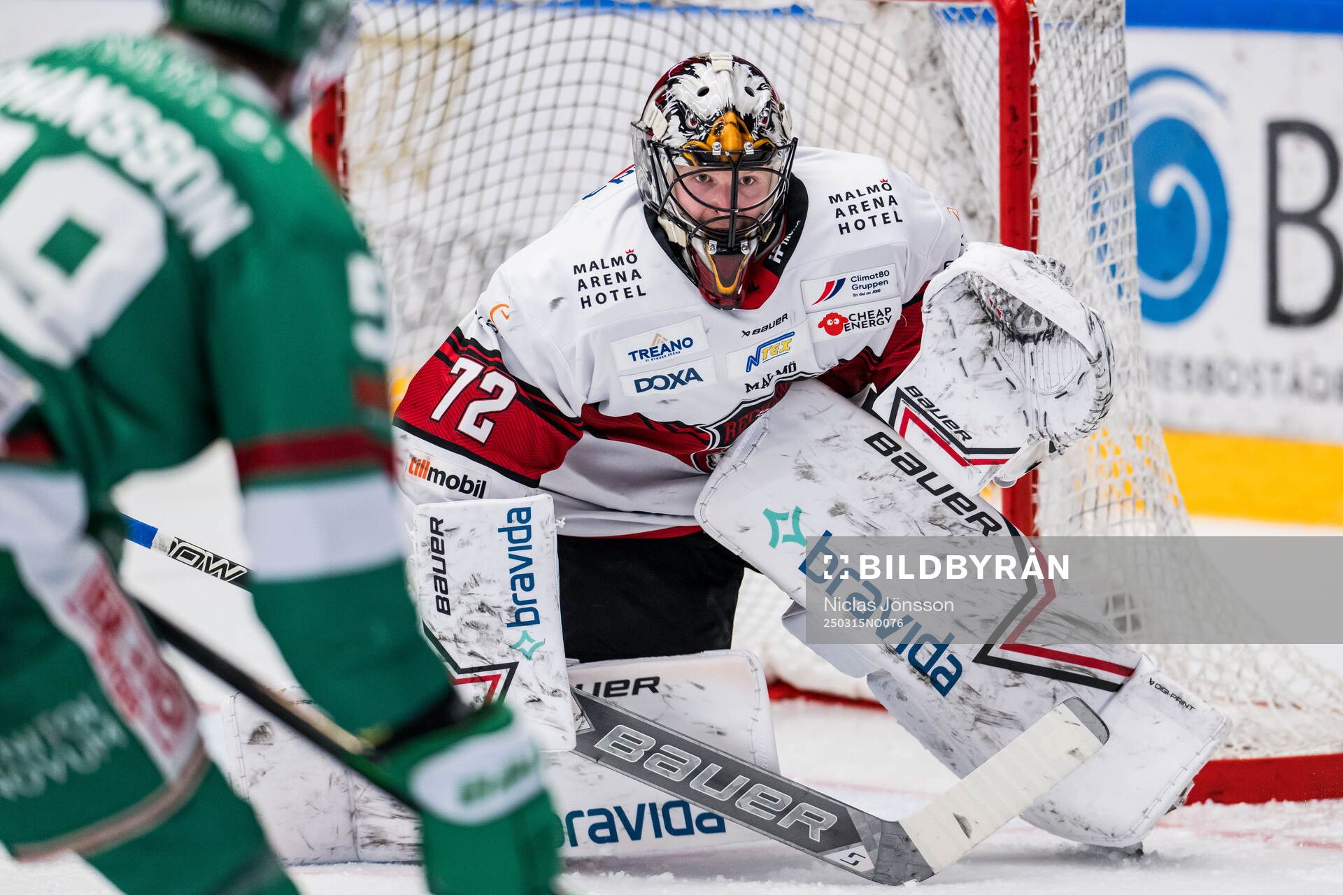 Malmö Redhawks målvakt Daniel Marmenlind