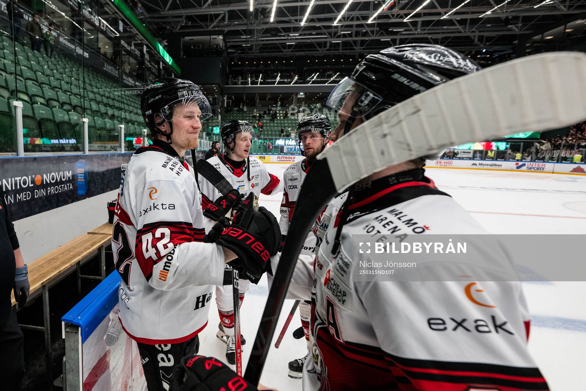 Malmö Redhawks Robin Salo jublar