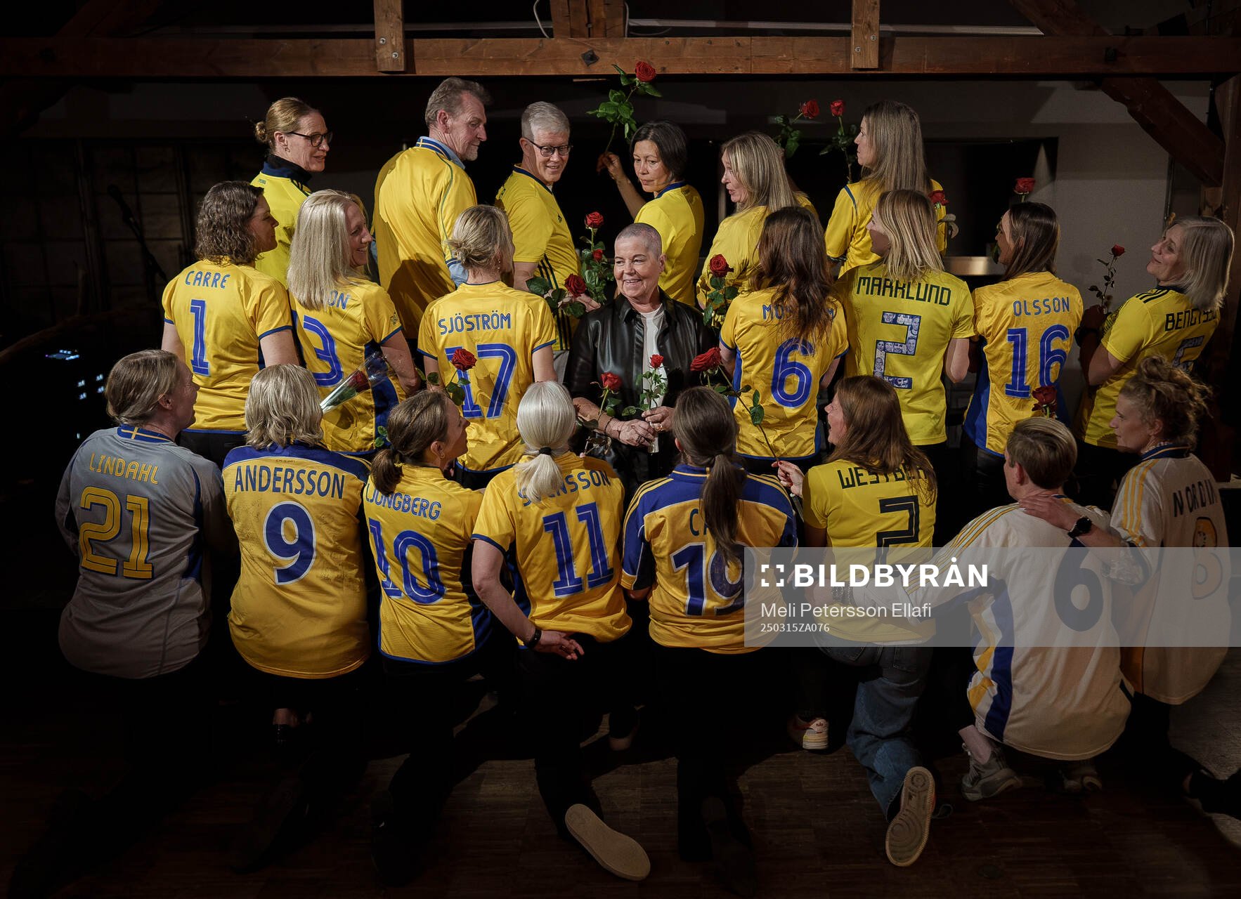 Hyllningskväll för Marika Domanski Lyfors. På bilden