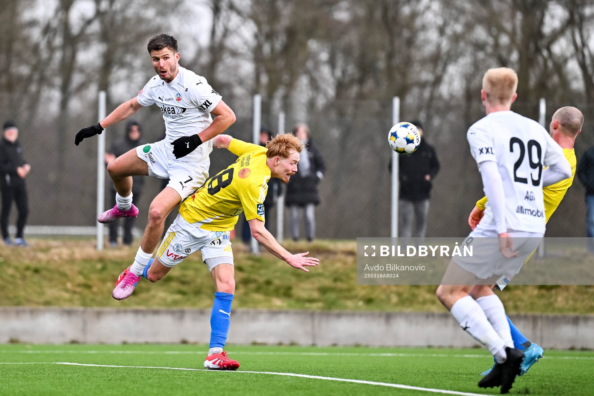 Helsingborgs Wilhelm Loeper och Falkenbergs Linus Borgström