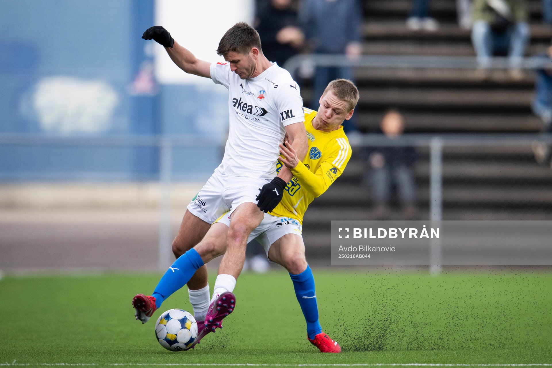 Helsingborgs Wilhelm Loeper och Falkenbergs Linus Borgström