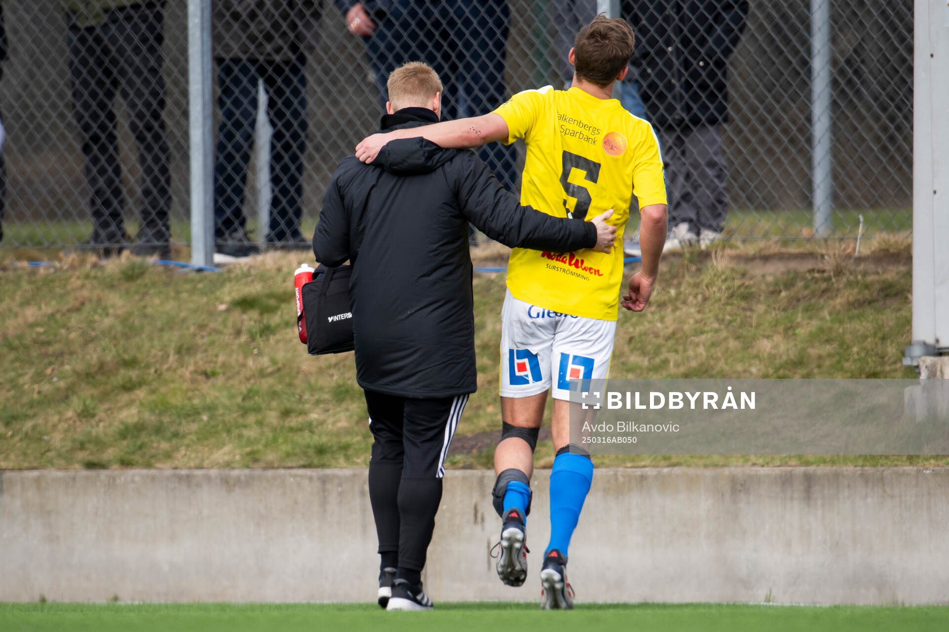 Falkenbergs Noel Hansson skadades