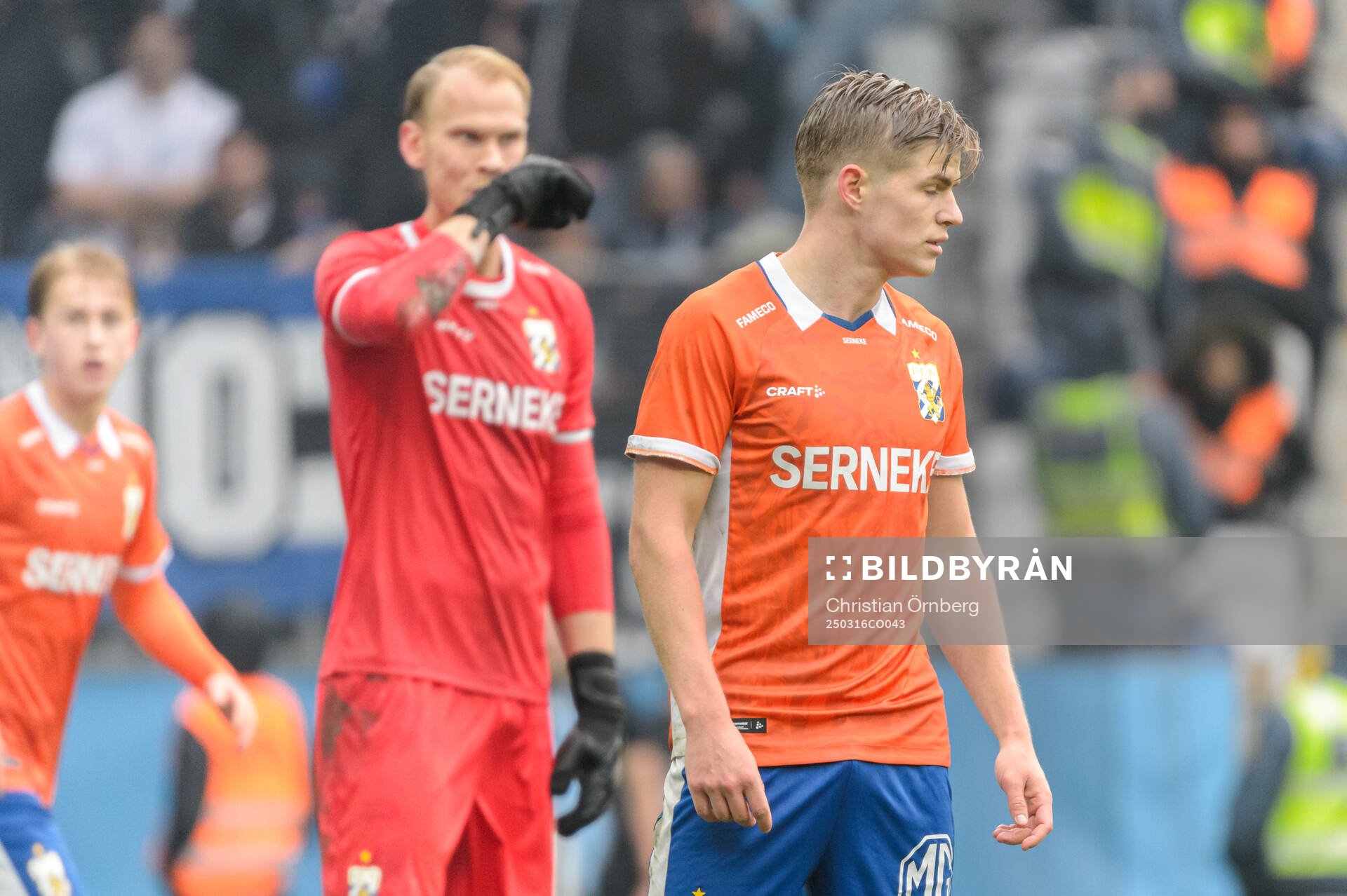 IFK Göteborgs Pontus Dahlberg och Felix Eriksson deppar