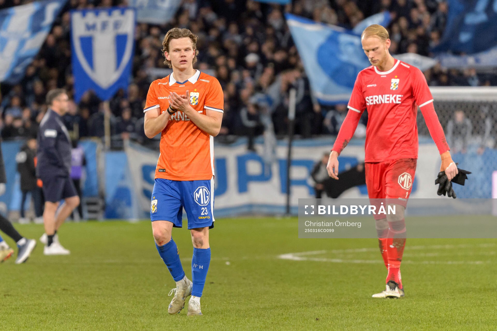 IFK Göteborgs Kolbeinn Thordarson och Pontus Dahlberg