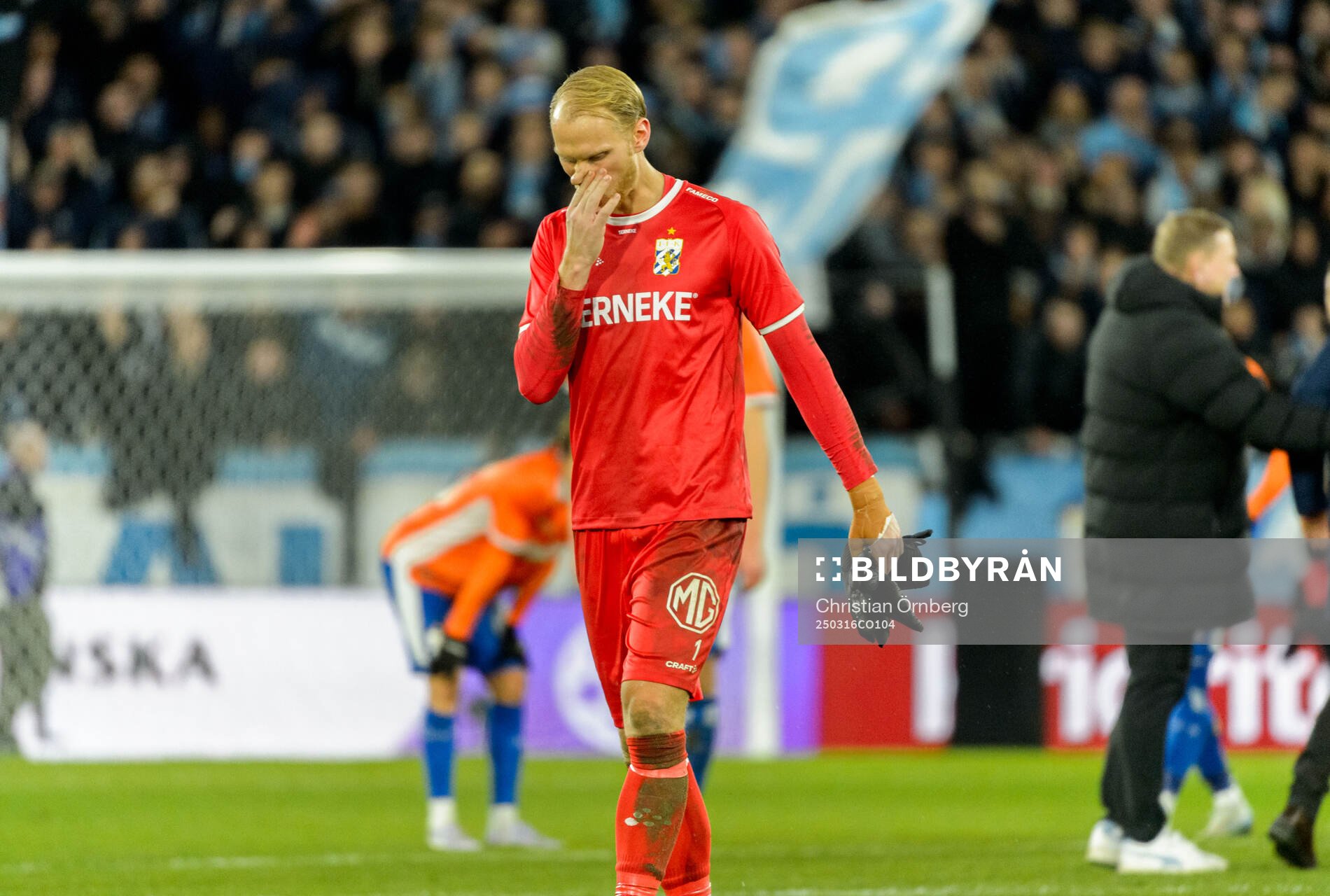 IFK Göteborgs målvakt Pontus Dahlberg deppar