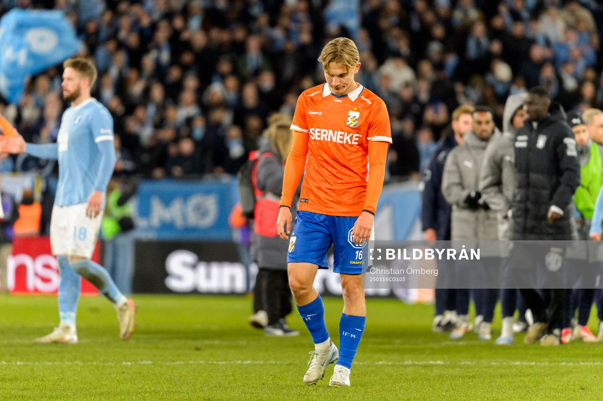 IFK Göteborgs Linus Carlstrand deppar