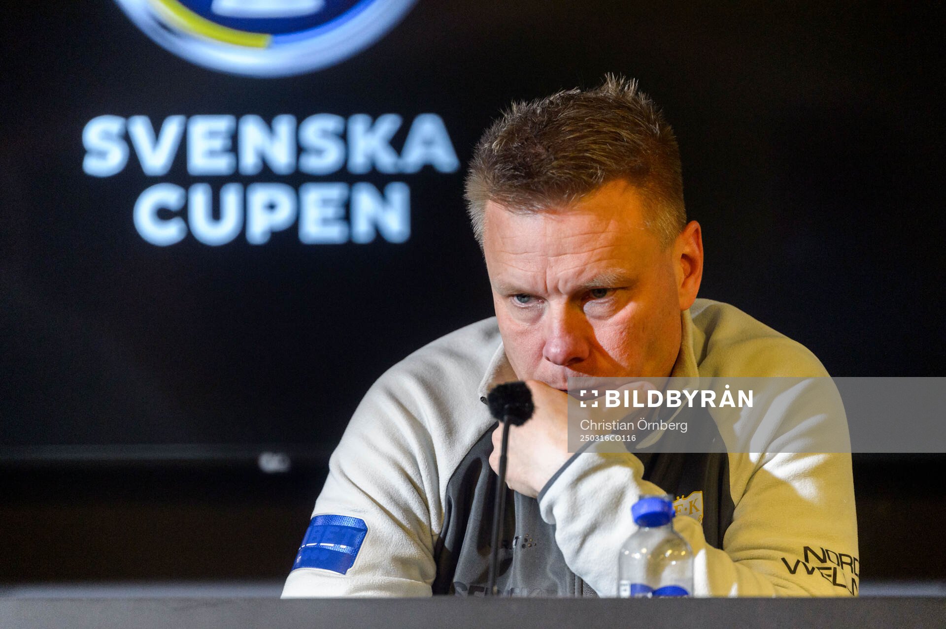 IFK Göteborgs tränare Stefan Billborn deppar