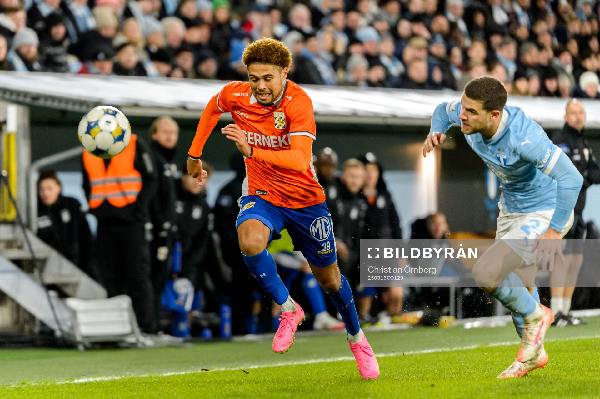 IFK Göteborgs Thomas Santos och Malmö FFs Gabriel