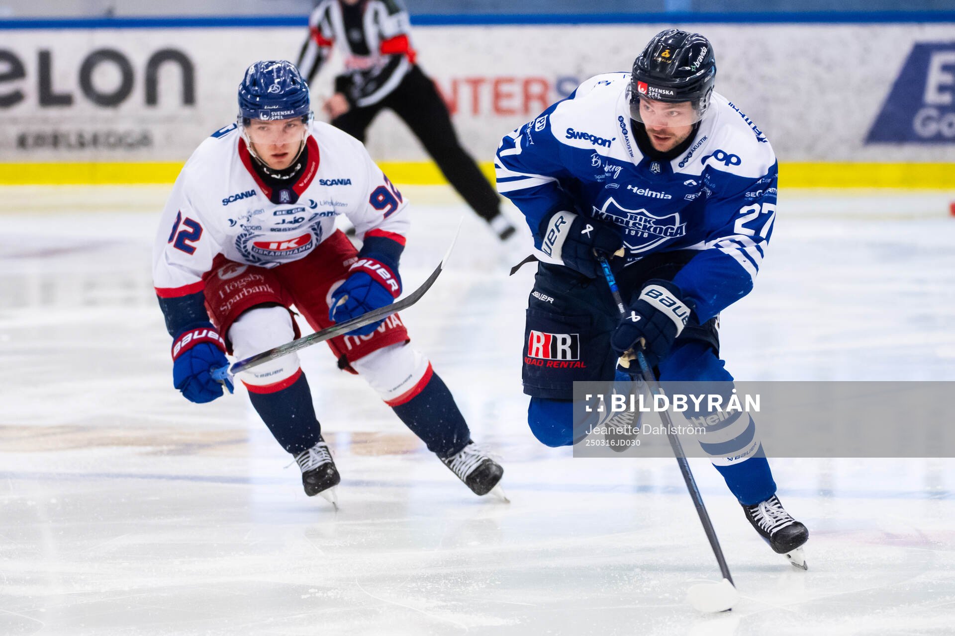 Oskarshamns Zion Nybeck och Karlskogas Tobias Sjökvist