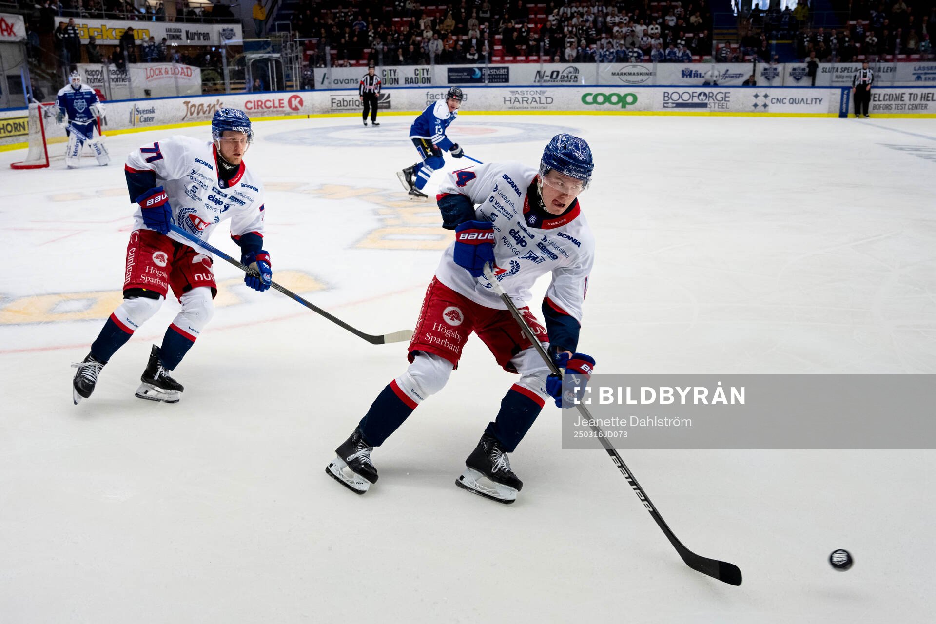 Oskarshamns Filip Sveningsson och Lukas Vesterlund