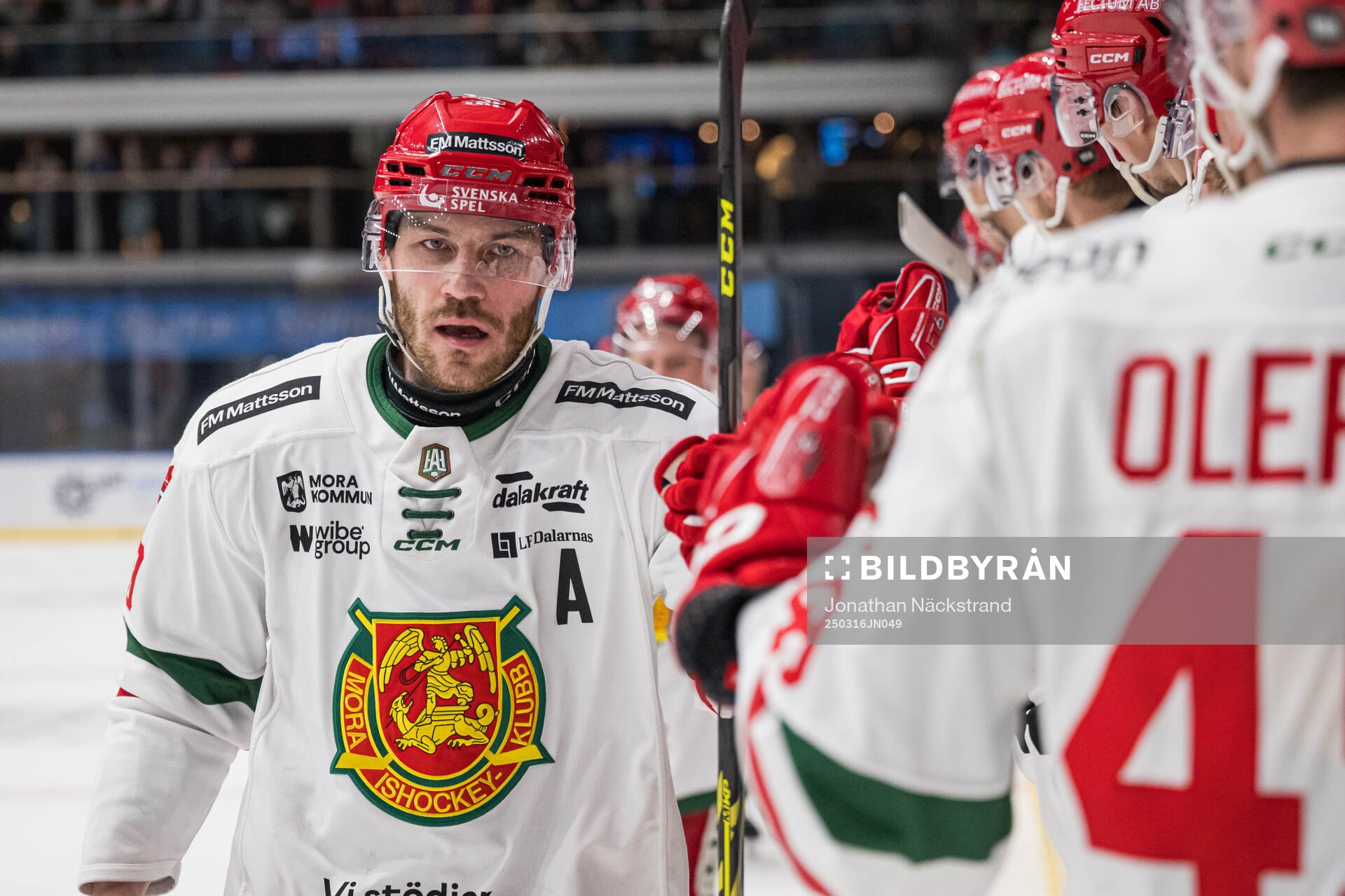 Moras Johan Persson jublar