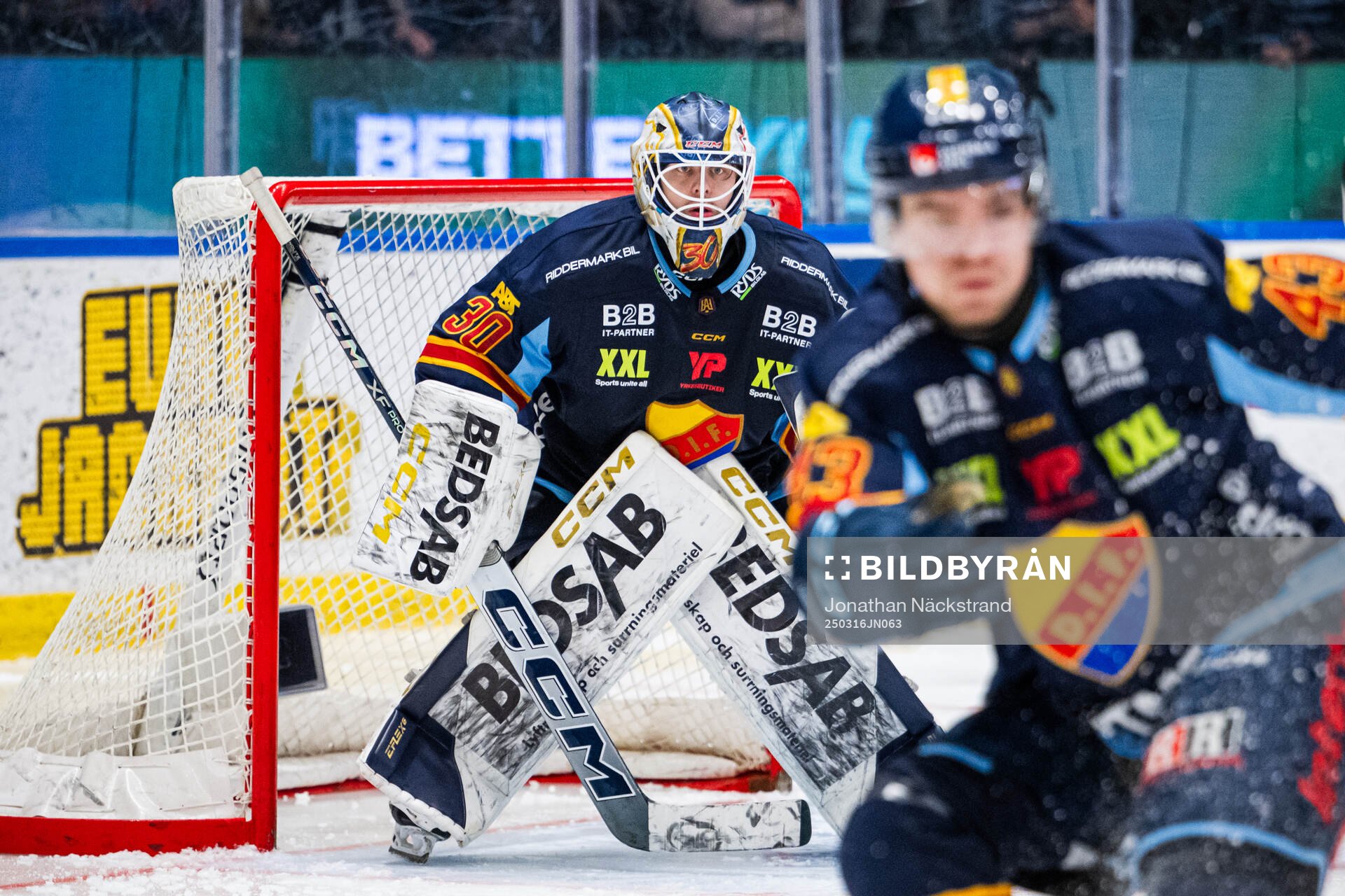 Djurgårdens målvakt Hugo Hävelid