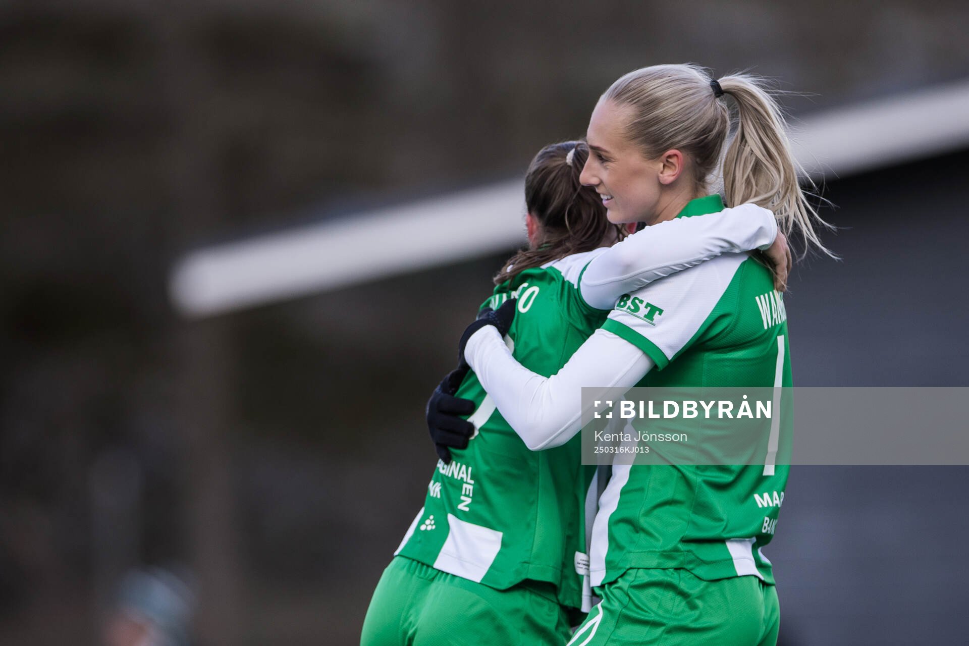 Hammarbys Ellen Wangerheim jublar