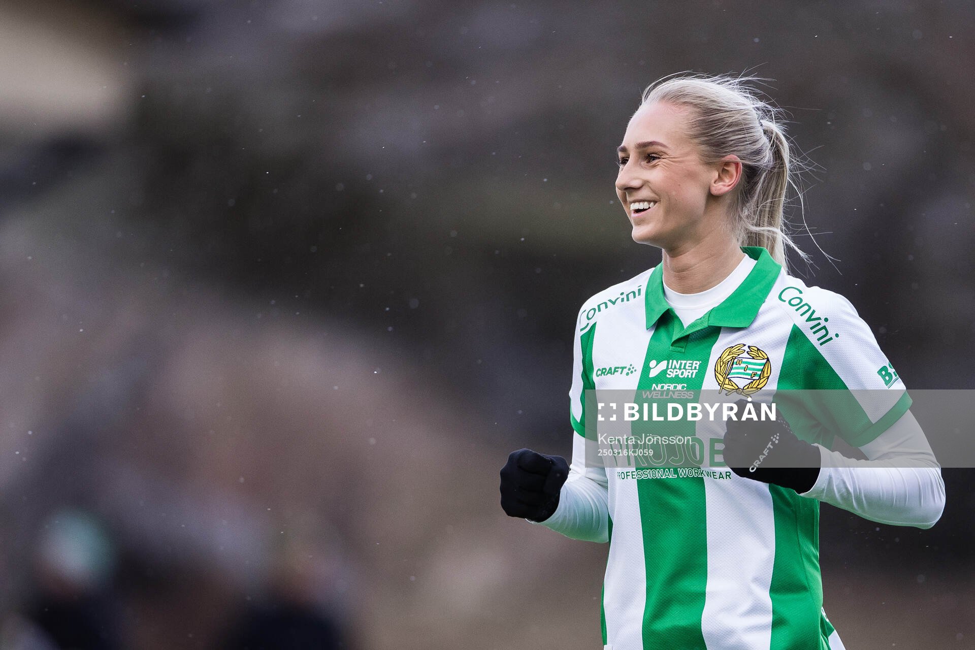 Hammarbys Ellen Wangerheim jublar