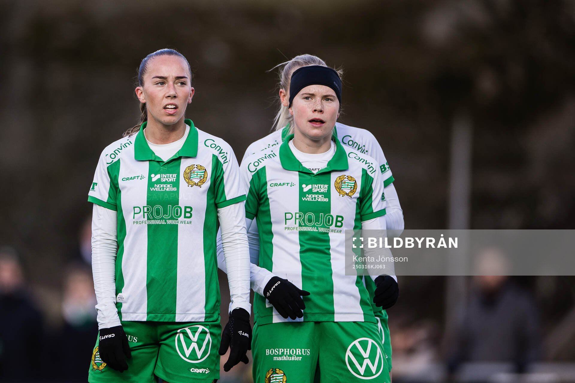Hammarbys Athinna Persson Lundgren och Julie Blakstad