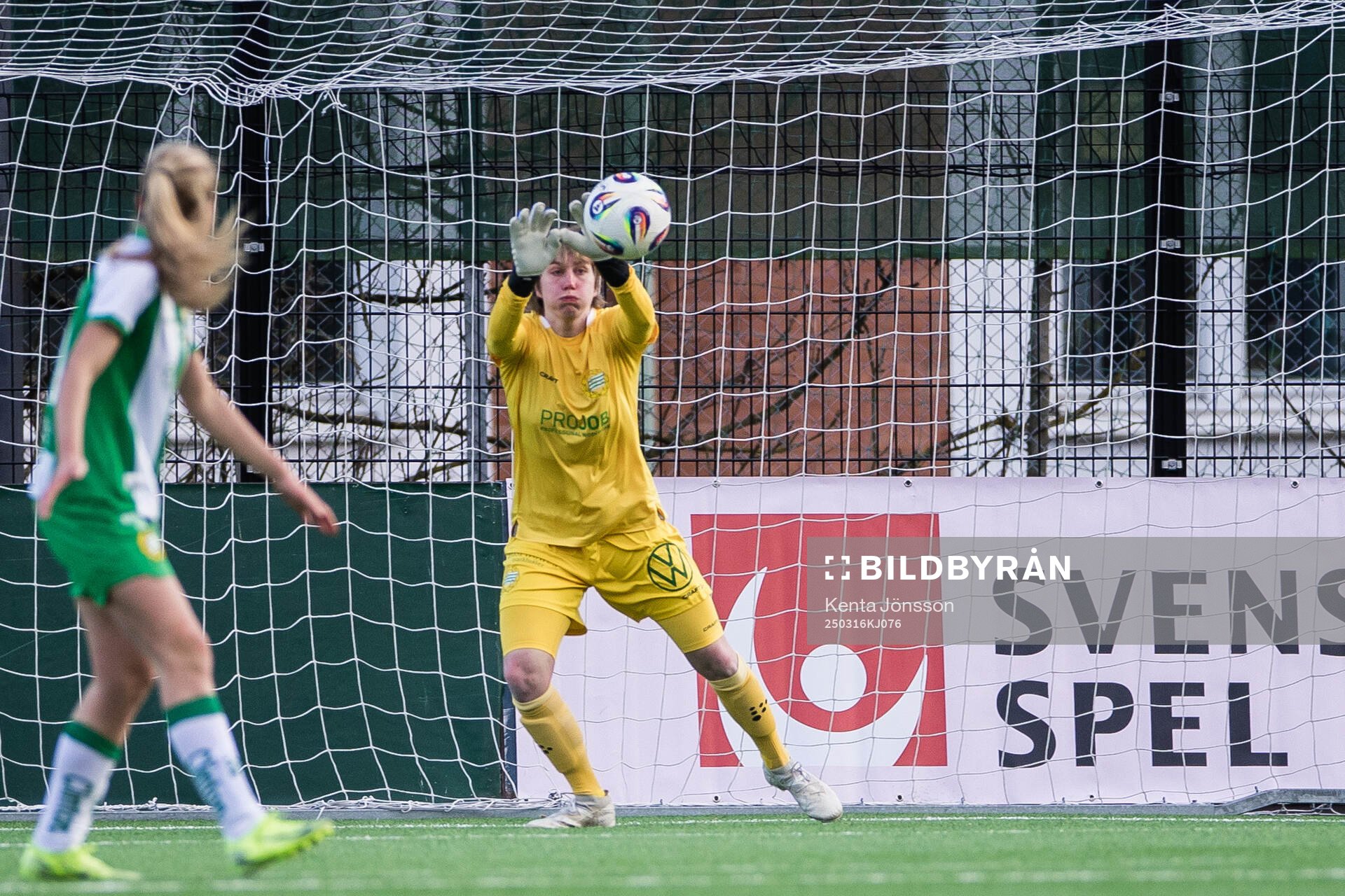 Hammarbys målvakt Moa Edrud