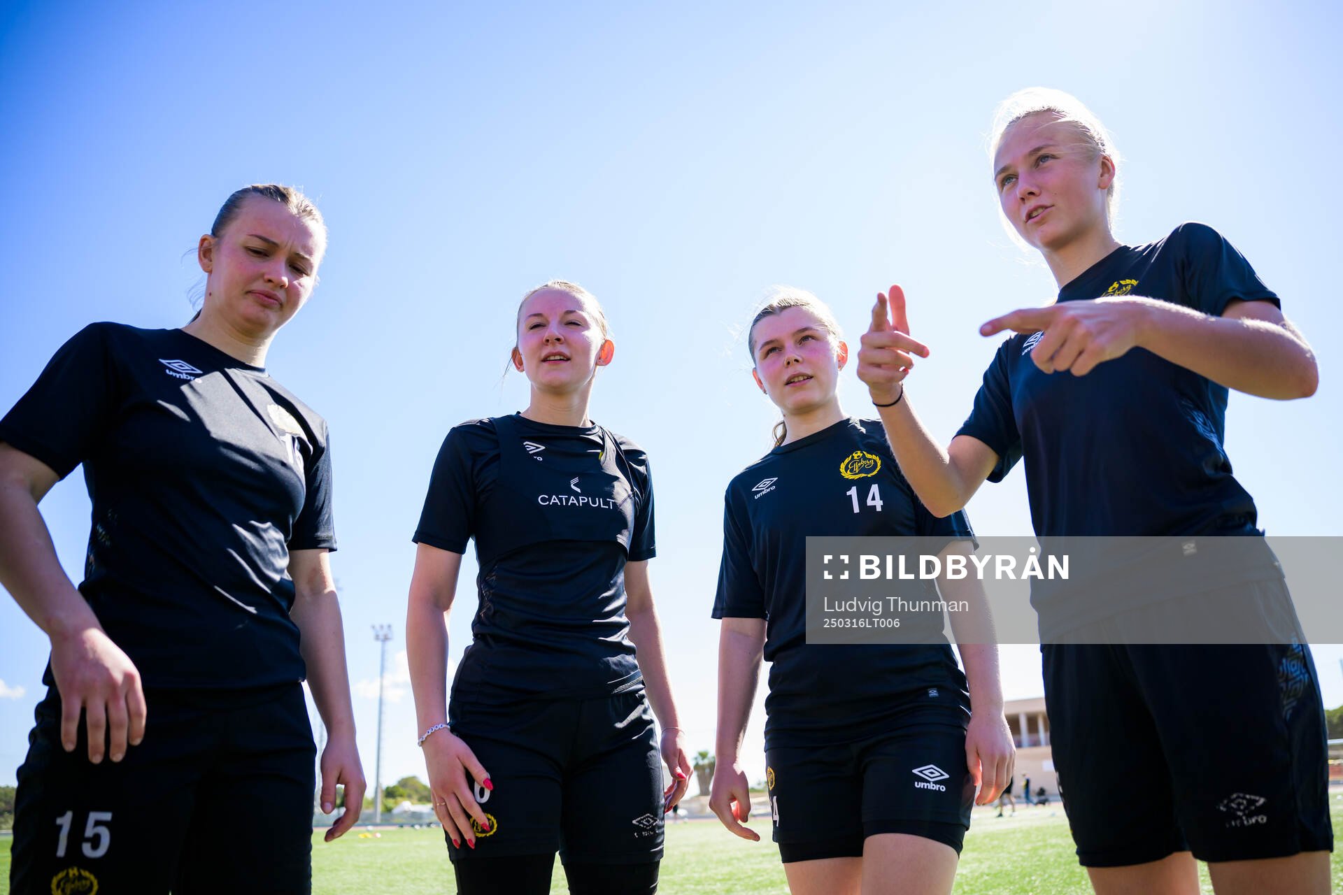 Elin Johansson, Hanna Gunnarsson, Elin Flakberg och Linn