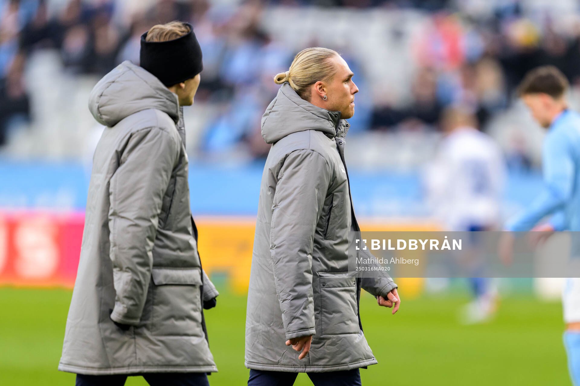 Malmö FFs Arnor Sigurdsson inför semifinalen i Svenska Cupen mellan Malmö FF och IFK Göteborg den 16 mars 2025 i Malmö.