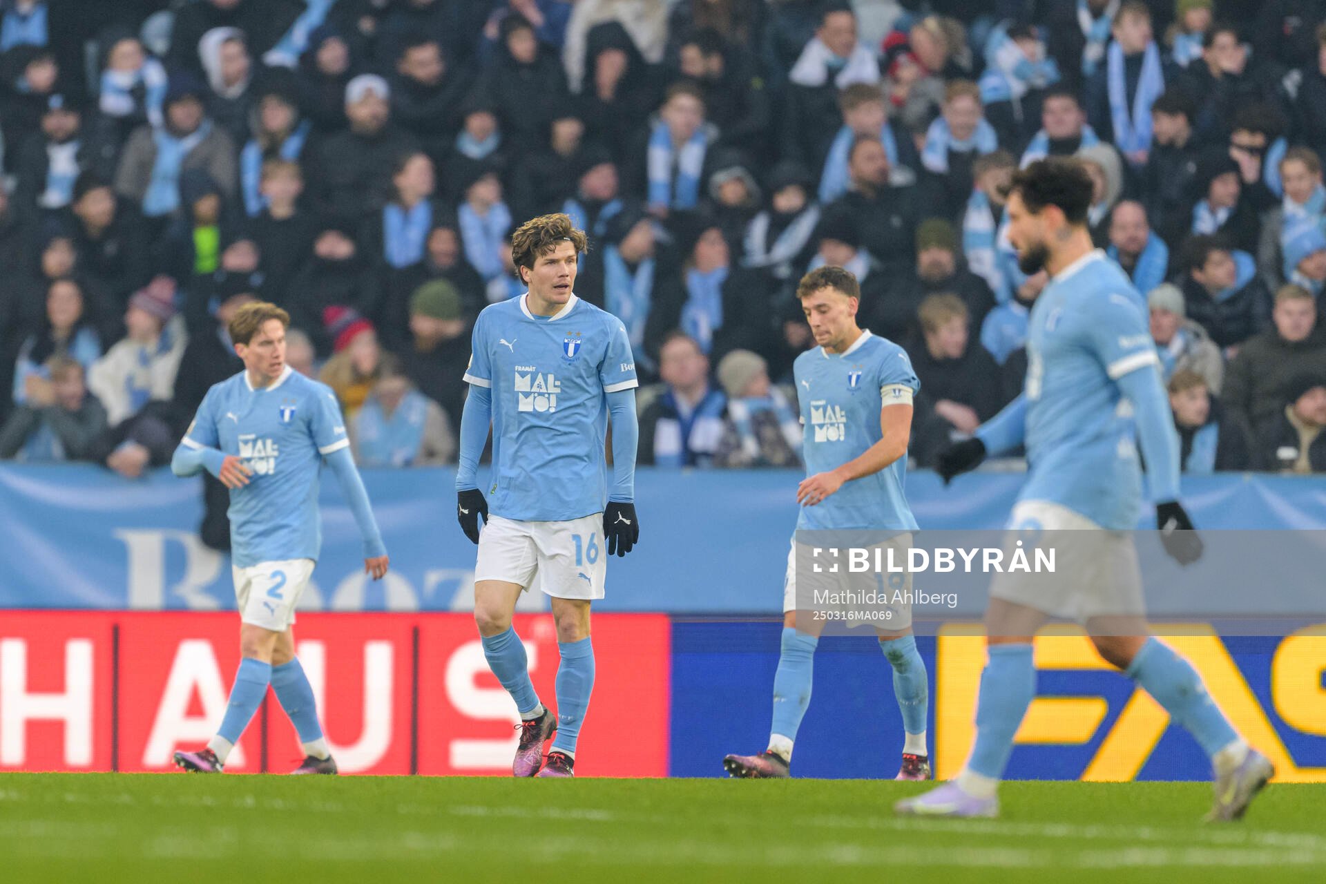 Malmö FFs Oliver Berg deppar