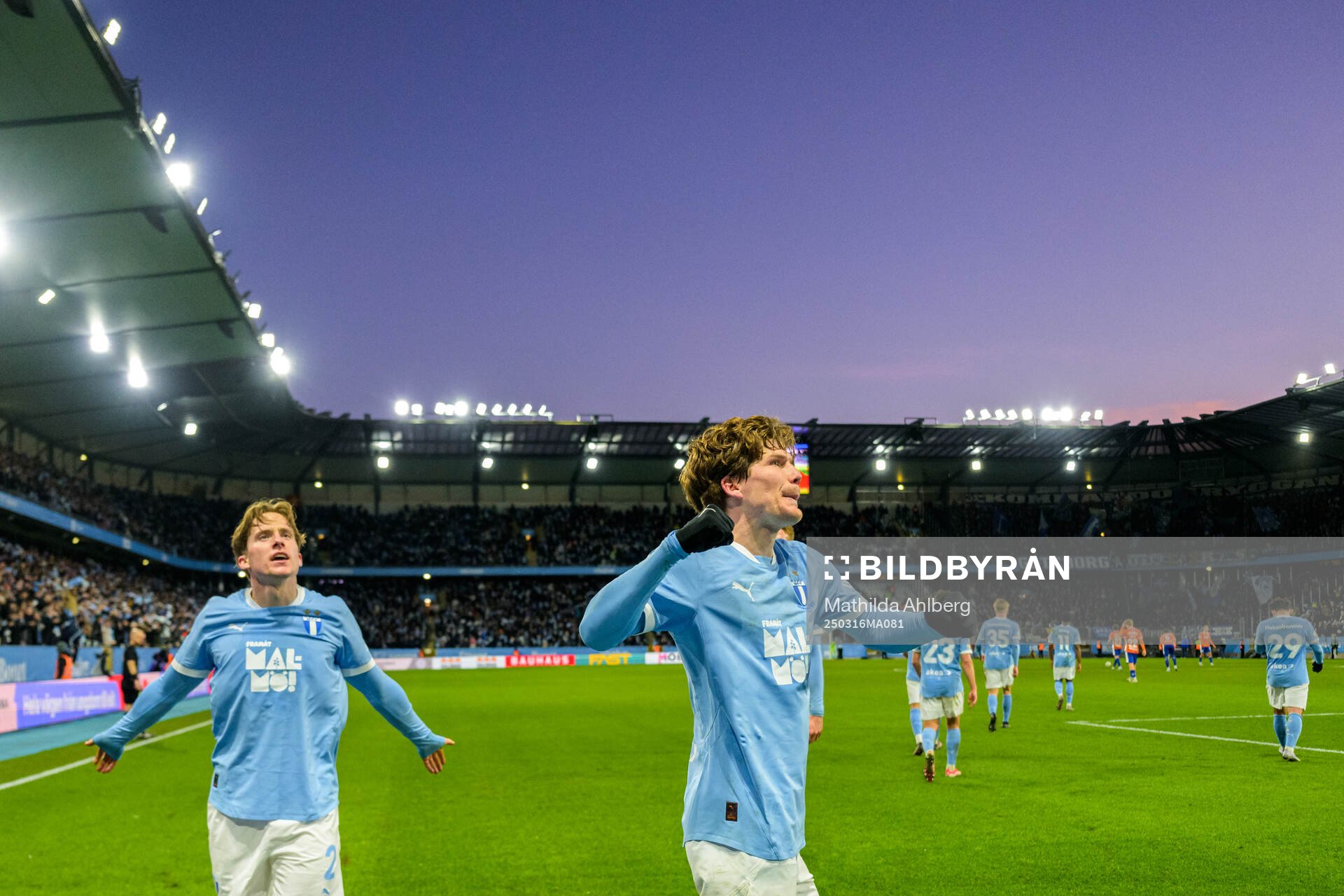 Malmö FFs Oliver Berg jublar