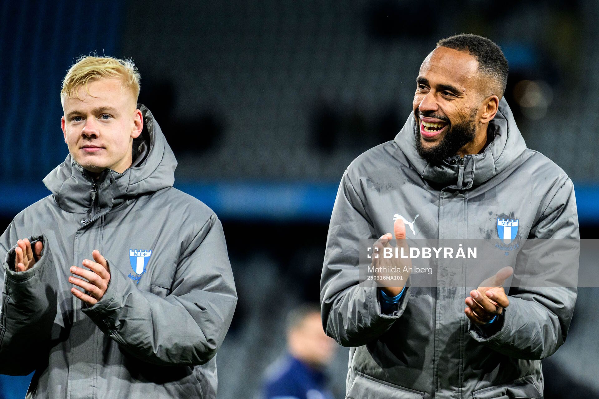Malmö FFs Otto Rosengren och Isaac Kiese Thelin