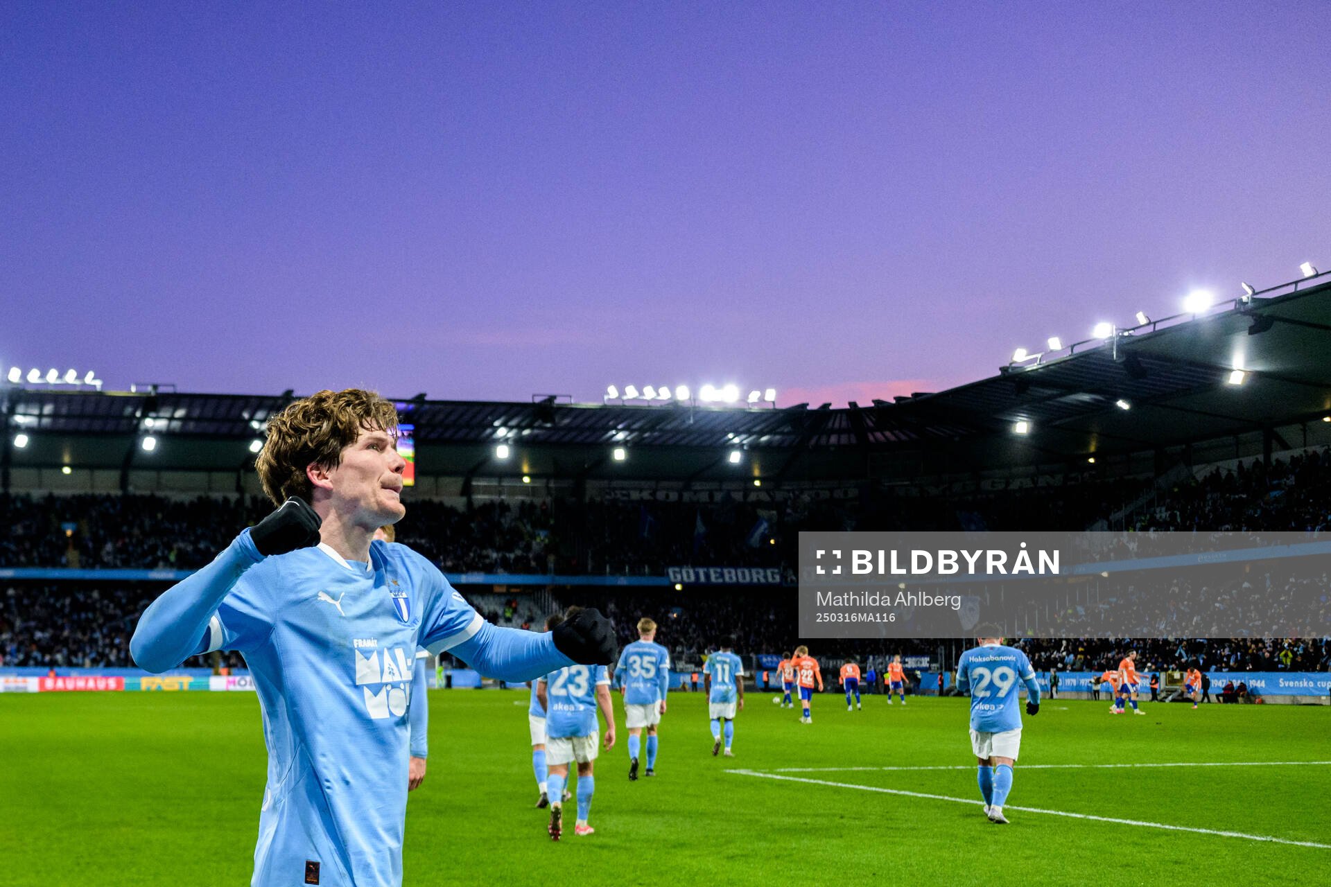 Malmö FFs Oliver Berg jublar