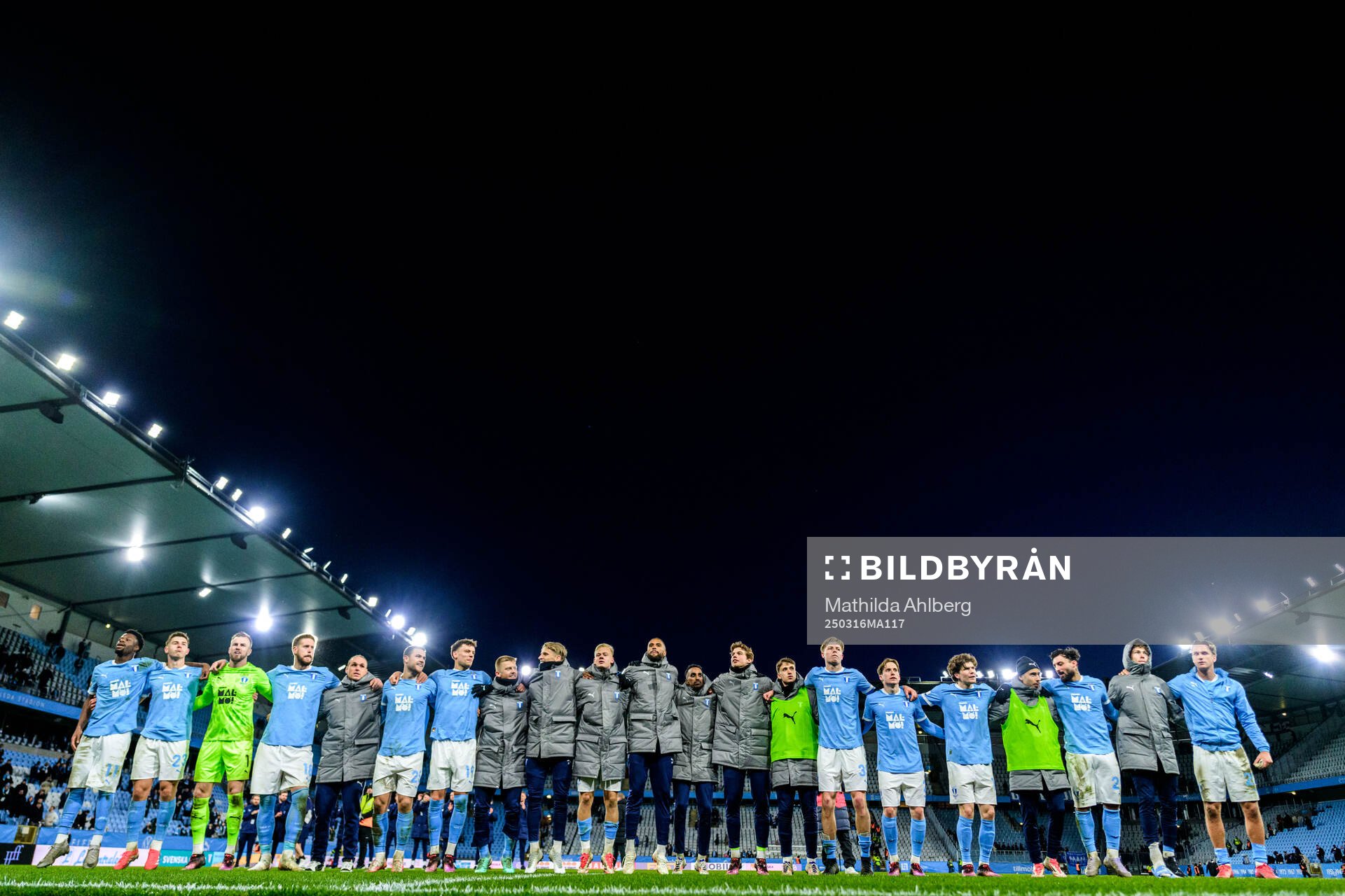 Malmö FFs spelare jublar