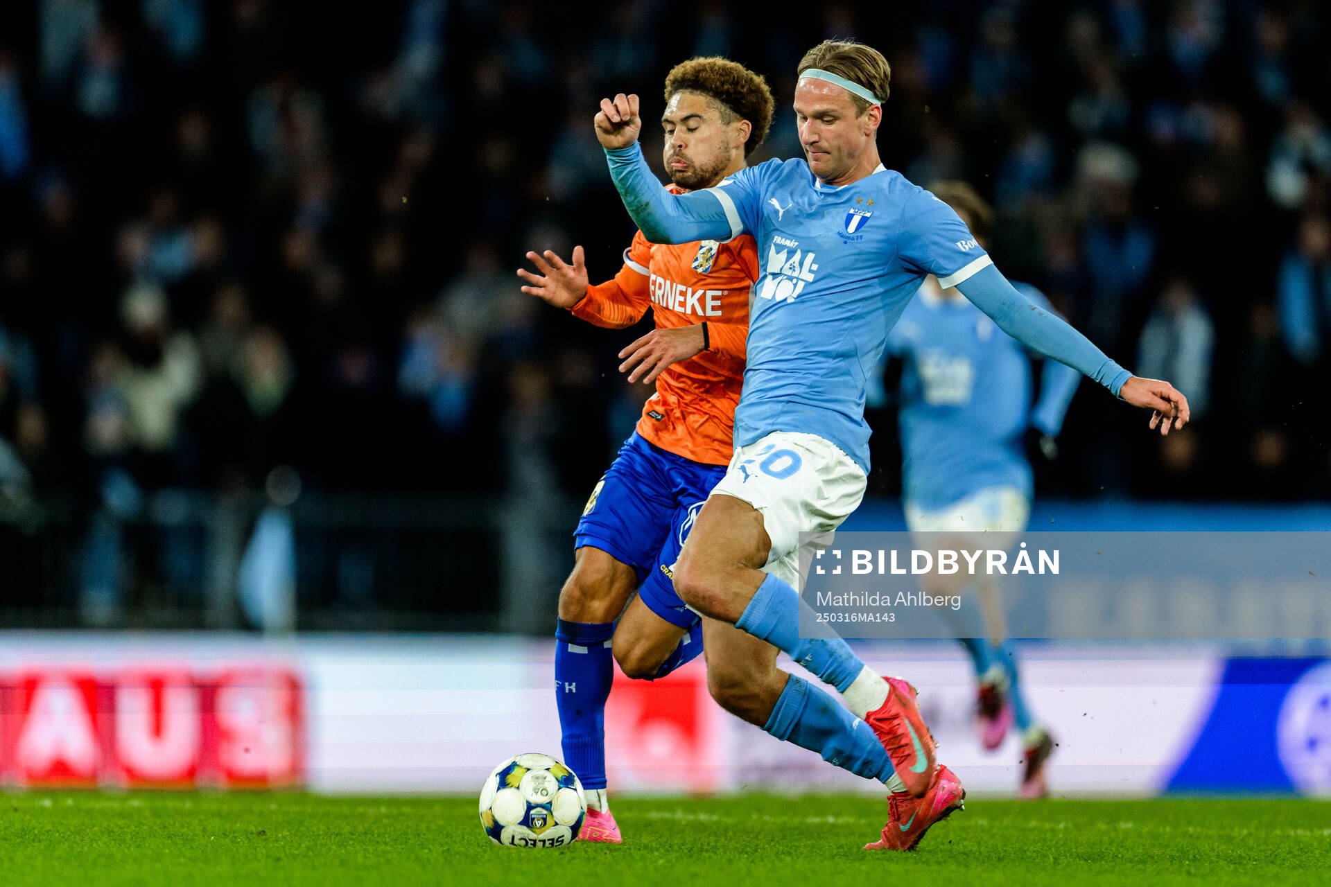 IFK Göteborgs Thomas Santos och Malmö FFs Erik Botheim