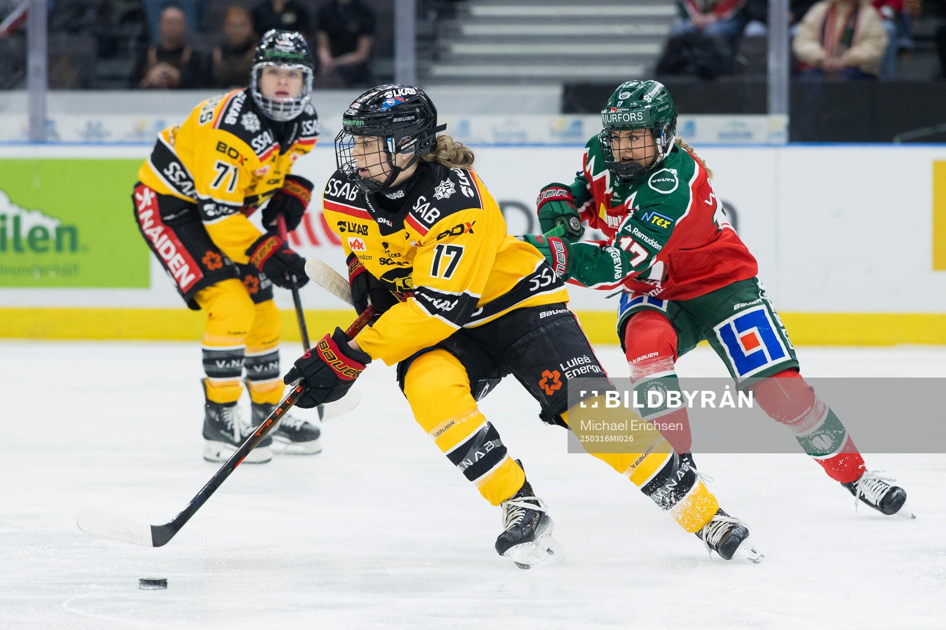Luleås Erica Rieder och Frölundas Sofie Lundin