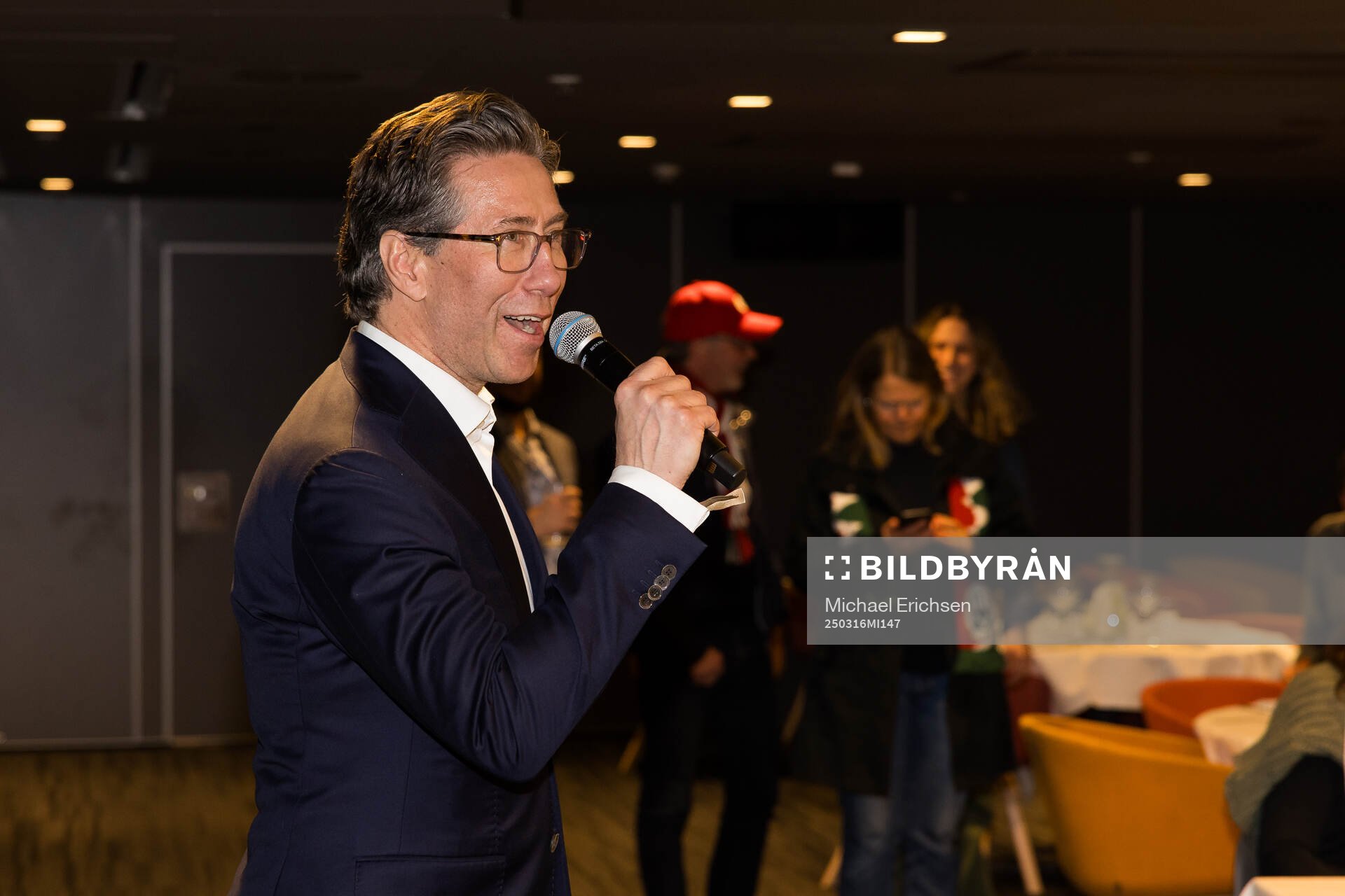 Frölundas klubbdirektör Christian Lechtaler på guldfesten
